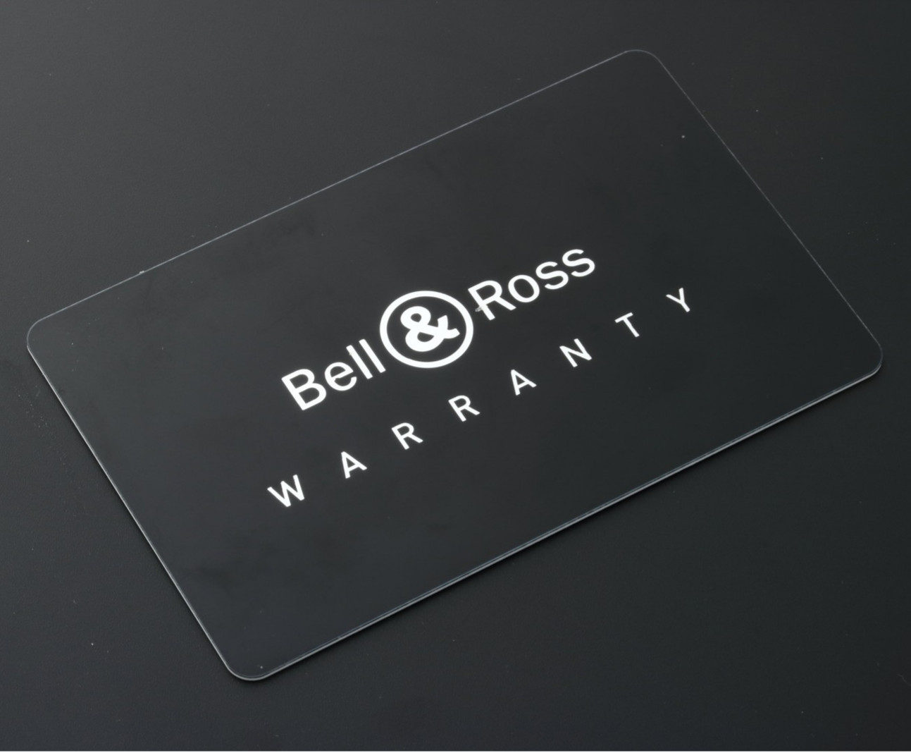 GENUINE Bell & Ross Open Warranty Card OEM With Retailer Stamp & Date Guarantee