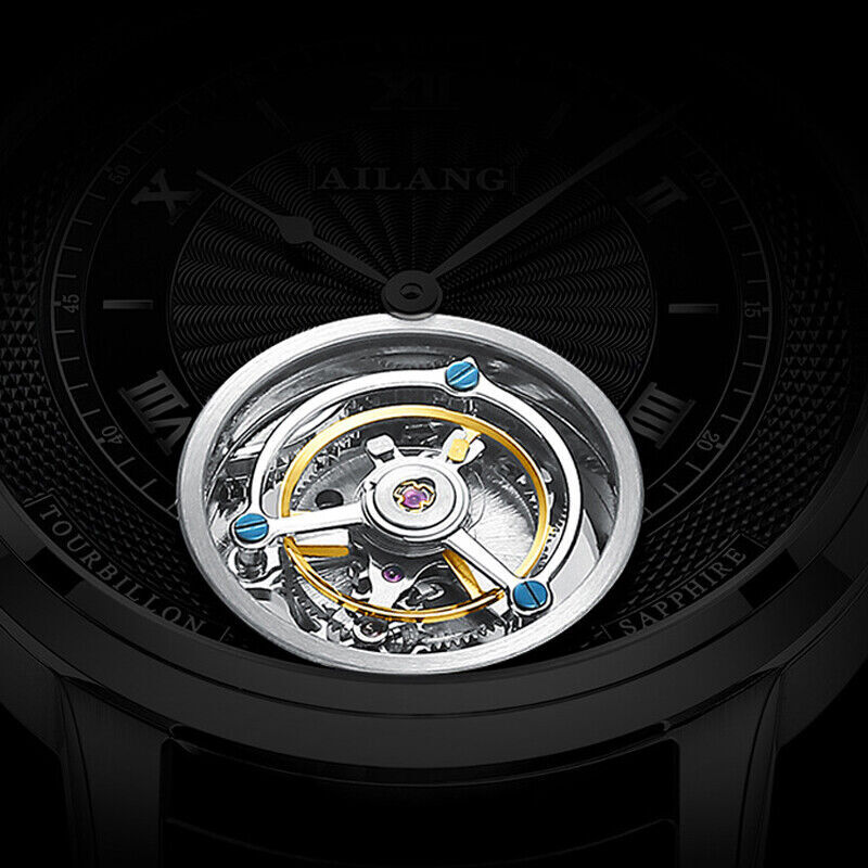 AILANG Watch Tourbillon Manual Winding Mechanical Wristwatches Men’s Watch