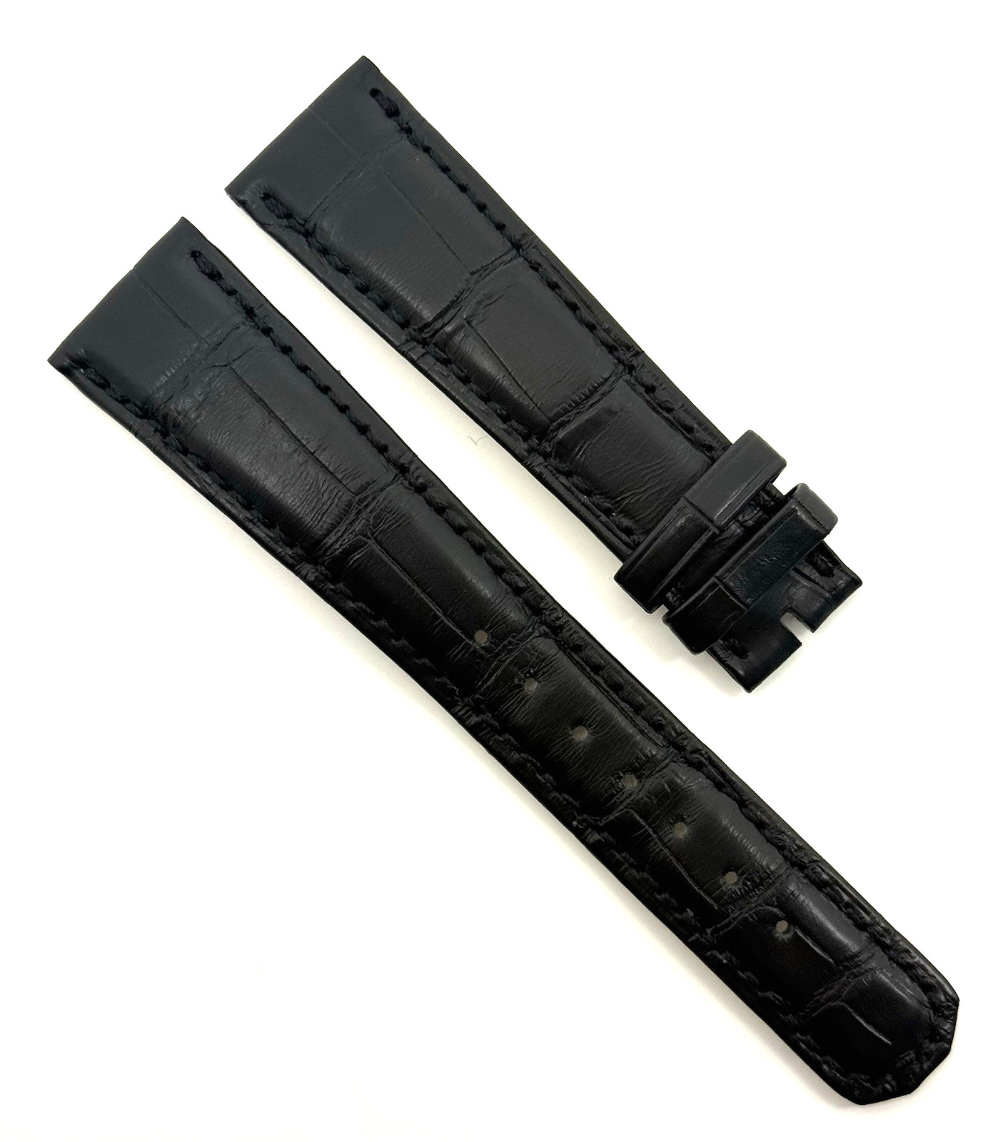 A. Lange Sohne 20mm x 16mm Black Alligator Watch Strap Band Authentic OEM