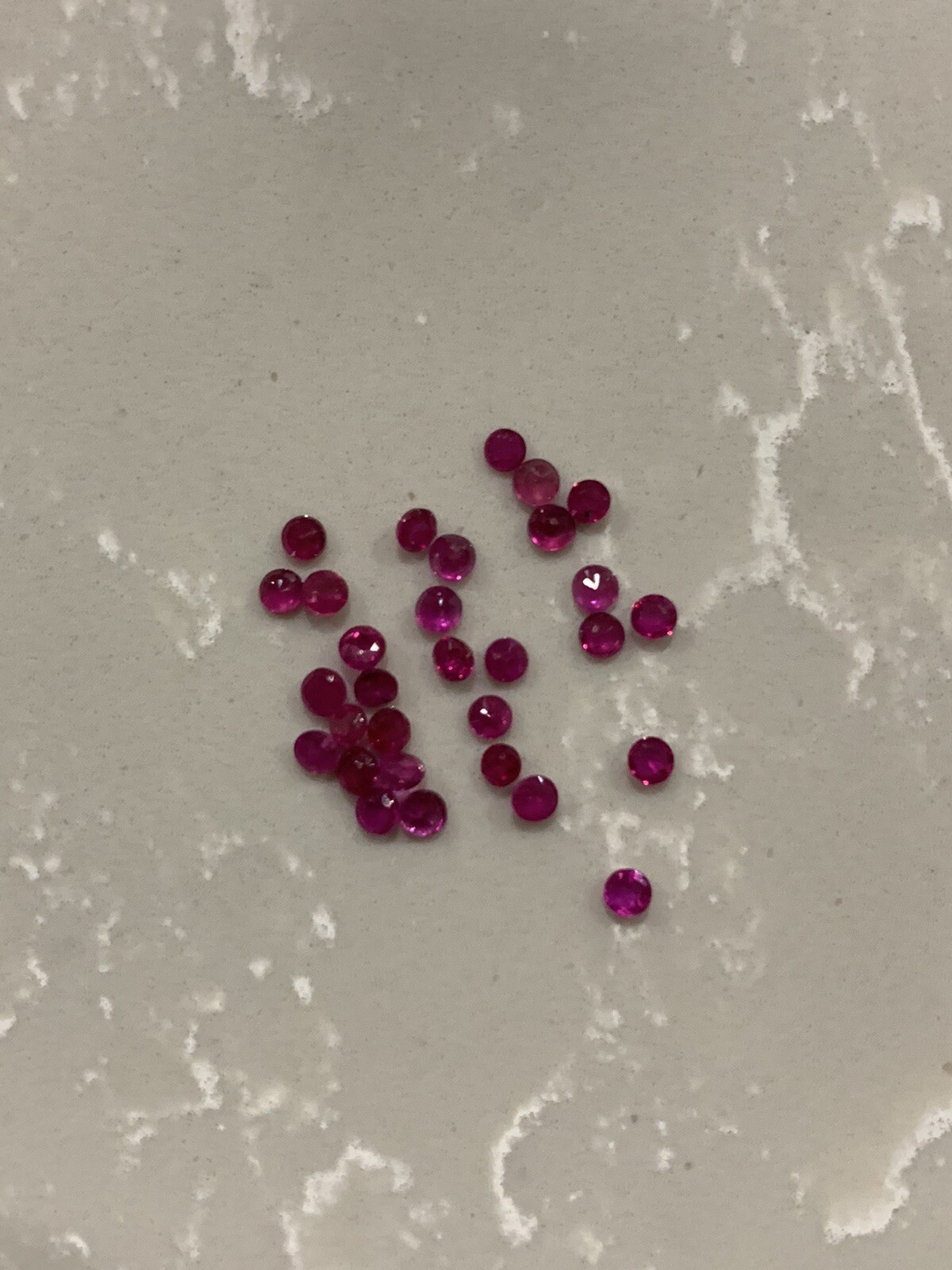 100% Natural Round Burmese Ruby 2mm (0.03 ct)