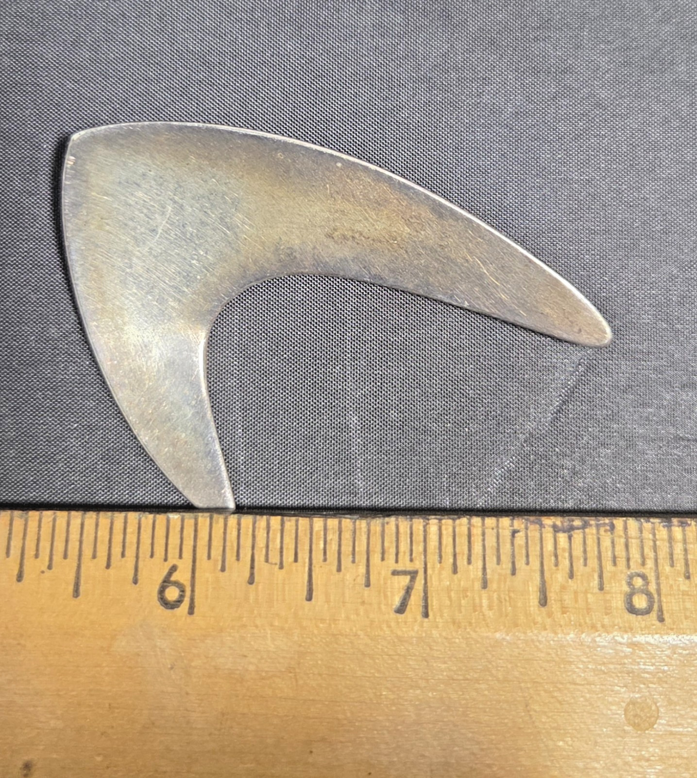 Vintage Danecraft Sterling Pin By Theodor Skat-Rodam Produced Between 1958-1973