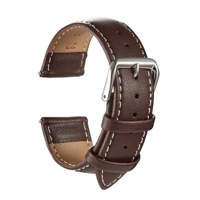 Leather Watch Strap 12mm to 24mm Genuine Replacement Soft Bracelet Watch Band