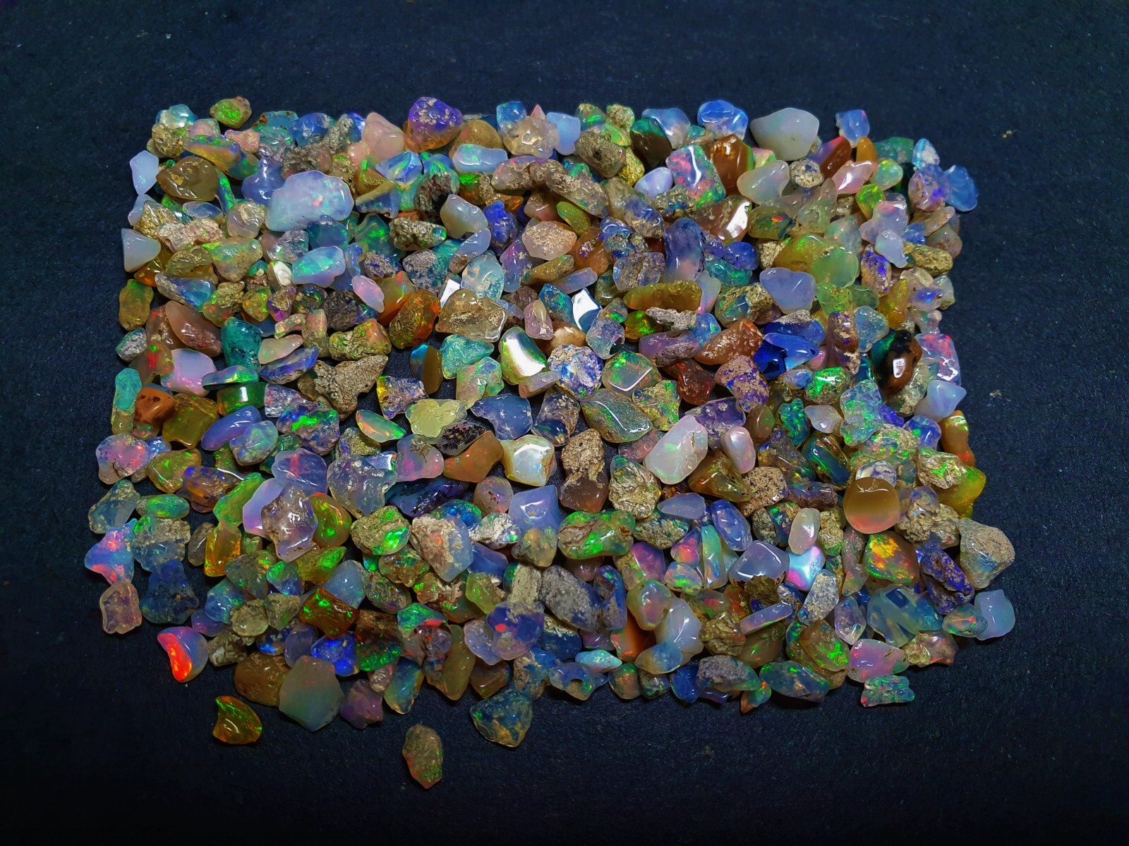 Natural Good Quality Ethiopian Multi Fire Opal Polish Rough Gemstone Lot 100 CT