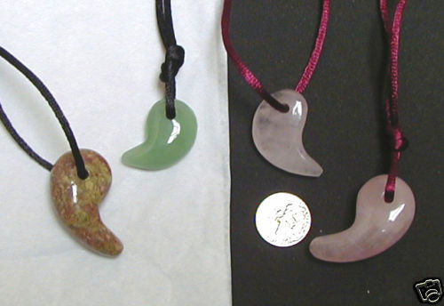 Plain satin necklace cord for magatama necklace