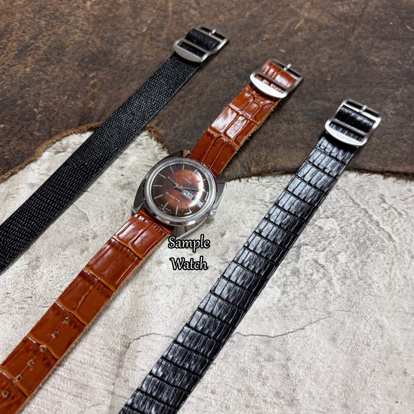 Size 14/16/18/20mm Handmade Vintage Leather Fixed Lug Watch Strap Band #138D