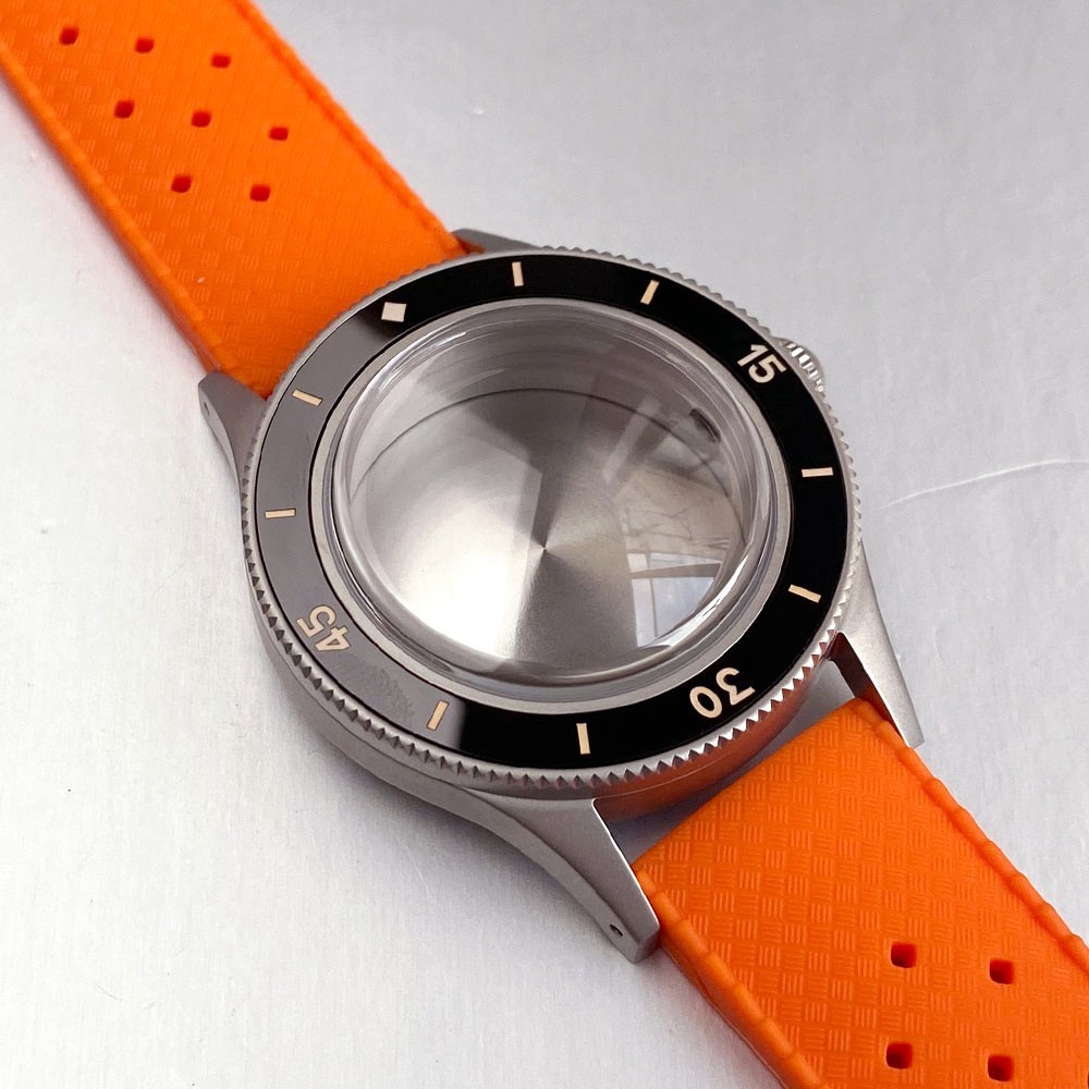 40mm Sapphire 20ATM Watch Case For Fifty Fathoms NH35 NH36 ETA2824 Miyota8215