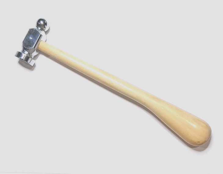 1″ Chasing Hammer 25 mm Face Jewelry Making Metal Forming Flattening Tool