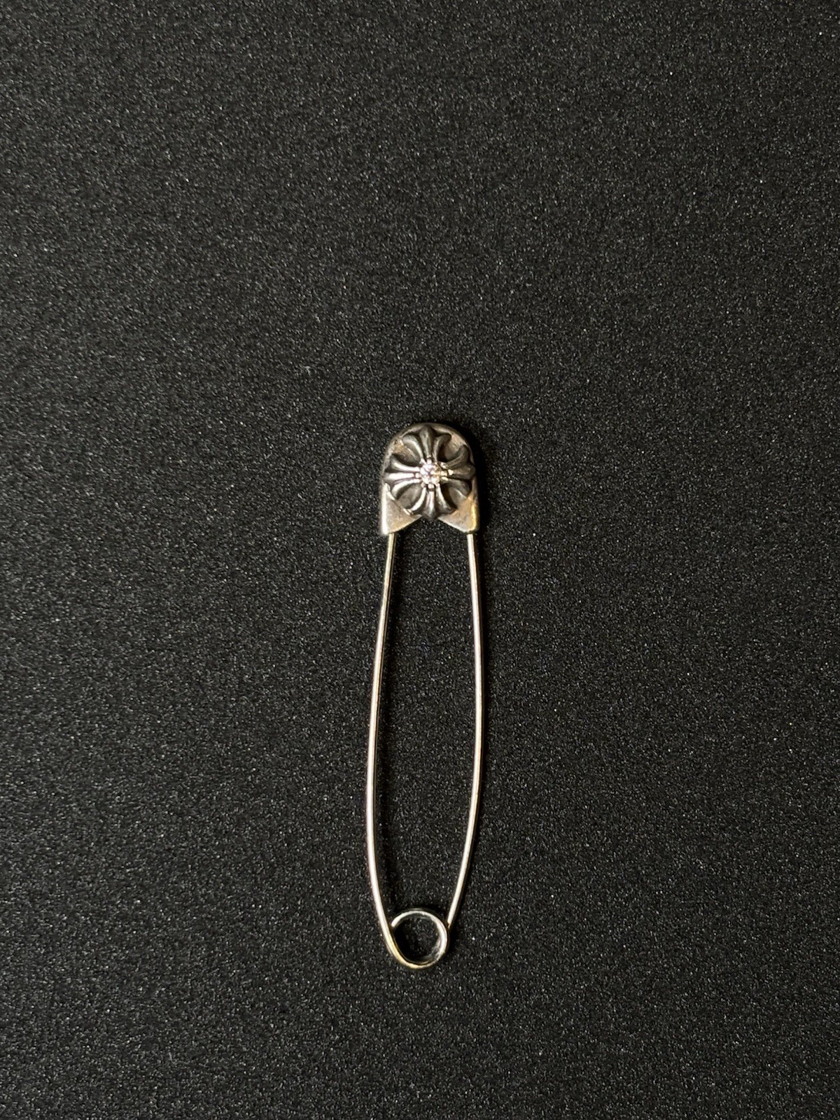 CHROME HEARTS STEARLING SILVER SAFETY PIN