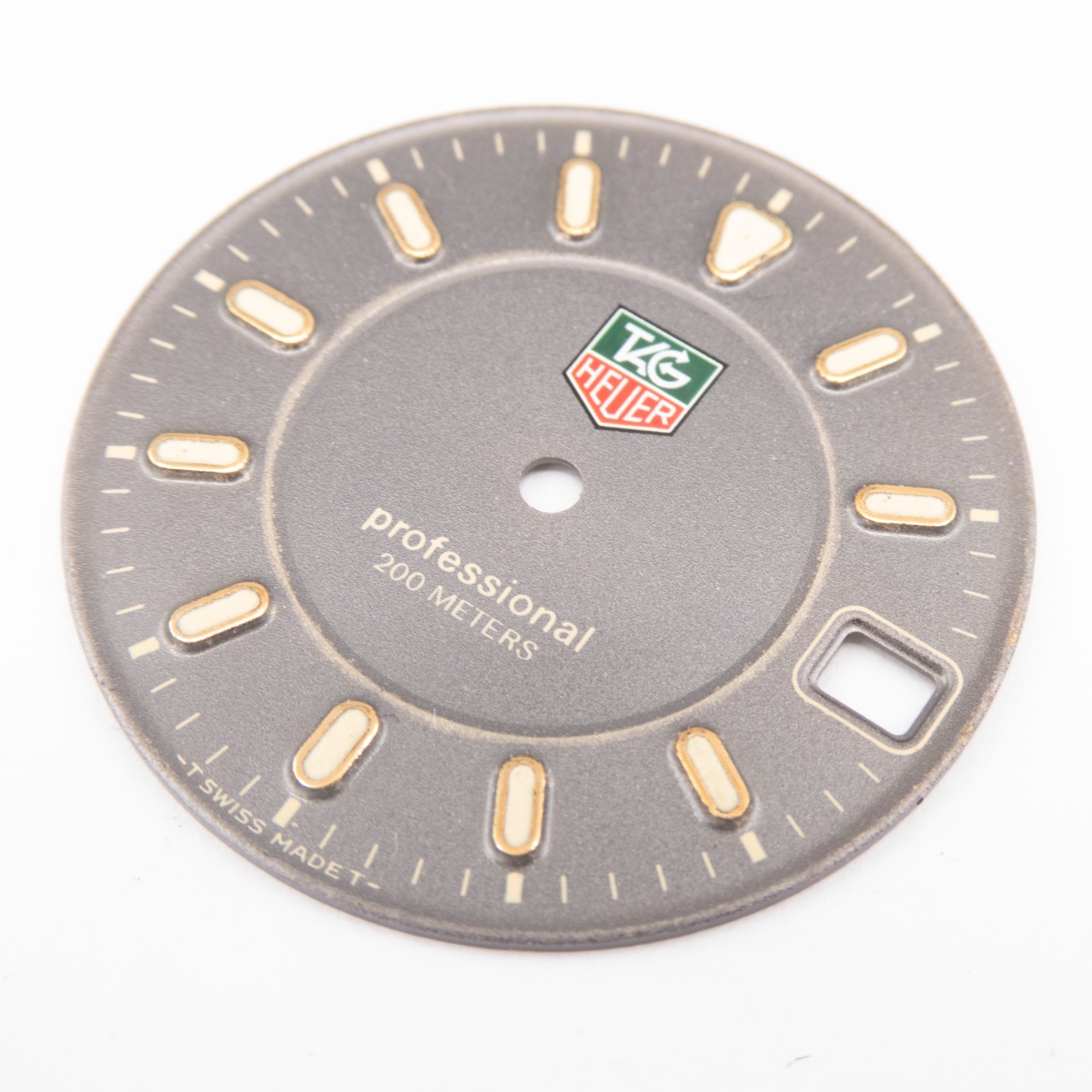Genuine TAG Heuer Professional 200M 26.1 mm Gray Wristwatch Dial