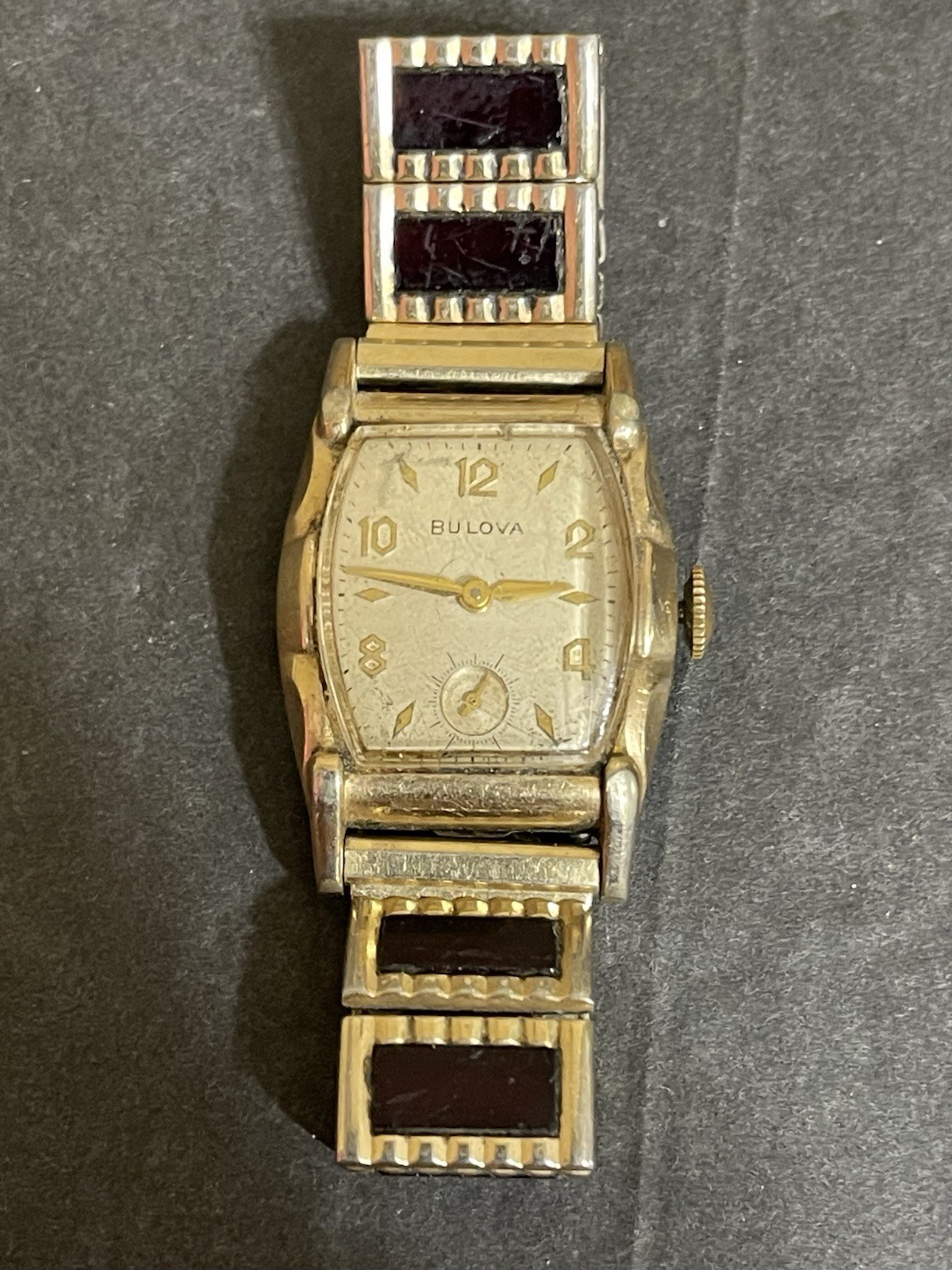 Vintage Bulova Director E, Cal. 10BT, 15J, L4(1954), 10K Gold Plate, Sold As-Is