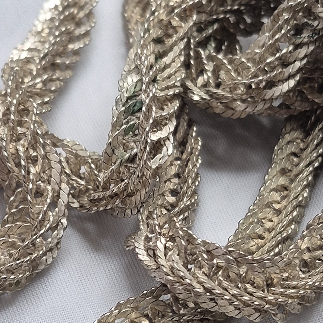 Vintage Guatemala Wedding 72 Inch Infinity Love Necklace