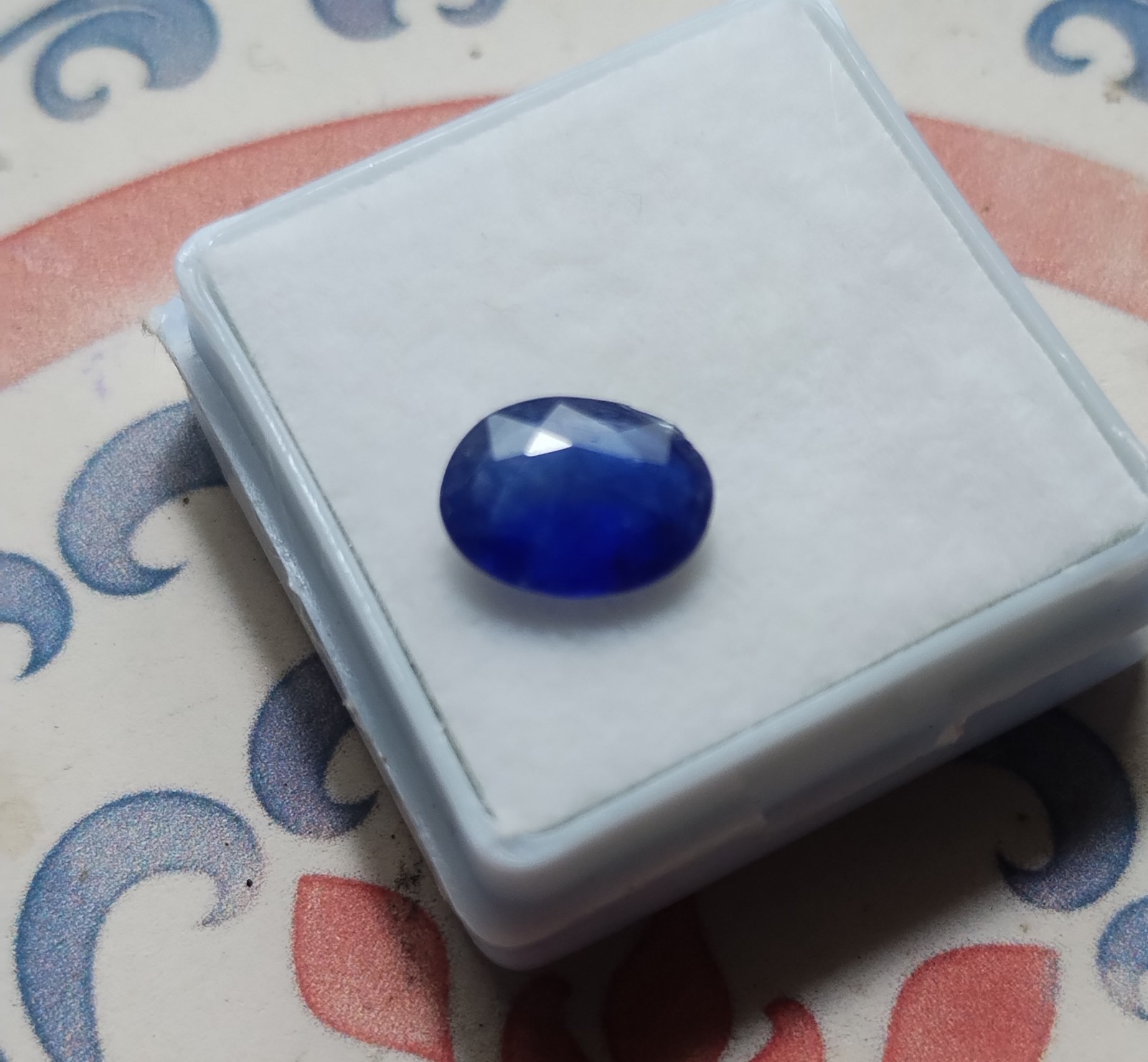 1.76 Ct. Natural Cornflower Blue Sapphire Loose Oval Mozambique 9.3x7x3mm
