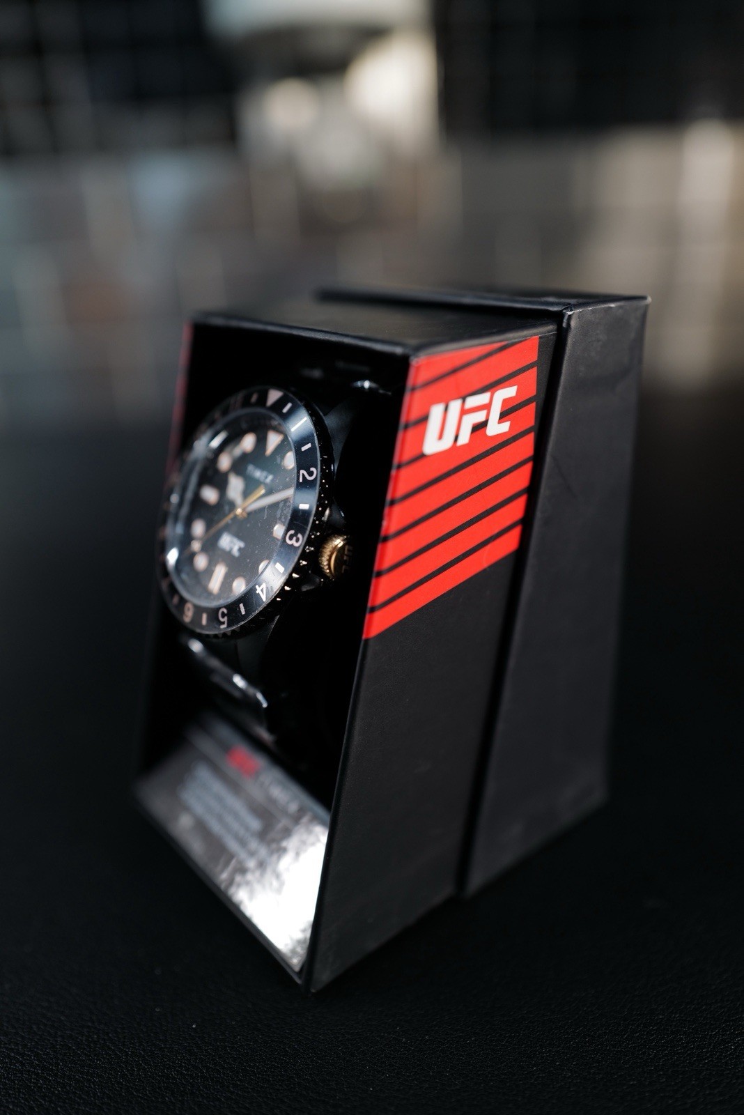 Timex TW2V56800 Mens UFC Alpha Black Stainless Steel Bracelet 50M WR