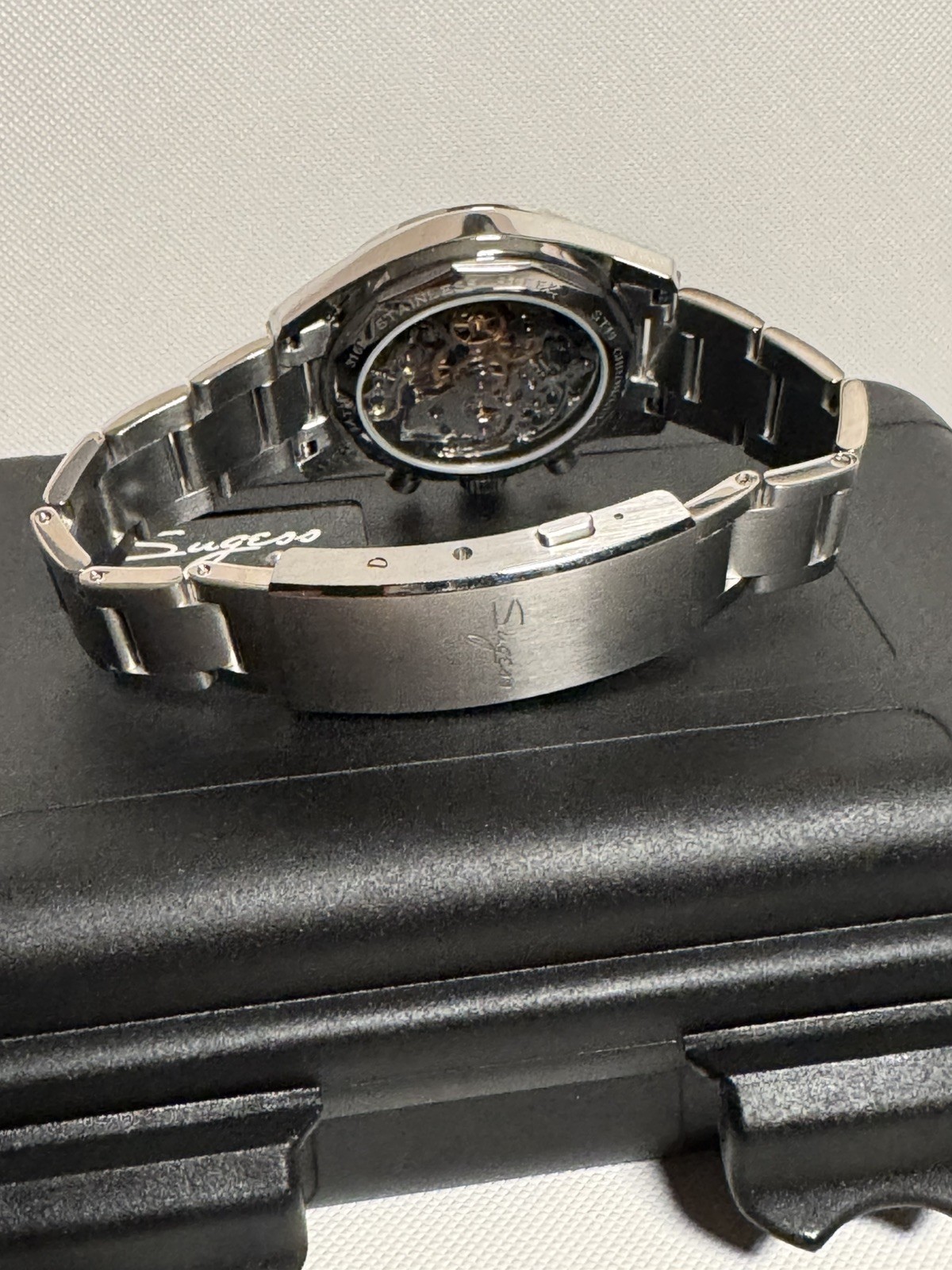 Sugess S465.SR.S SWAN NECK Sapphire Chrono Mechanical Watch SEAGULL 1963