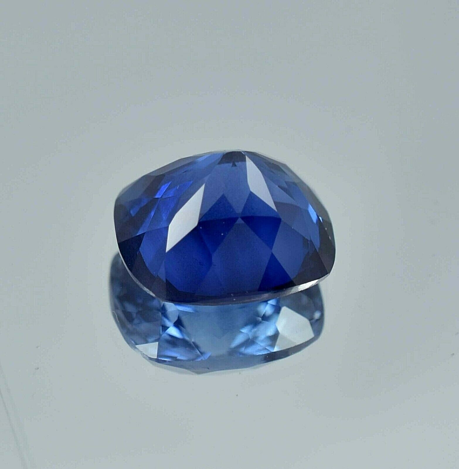 AAA 12×10 MM Natural Ceylon Royal Blue Sapphire Cushion Cut Loose Gemstone