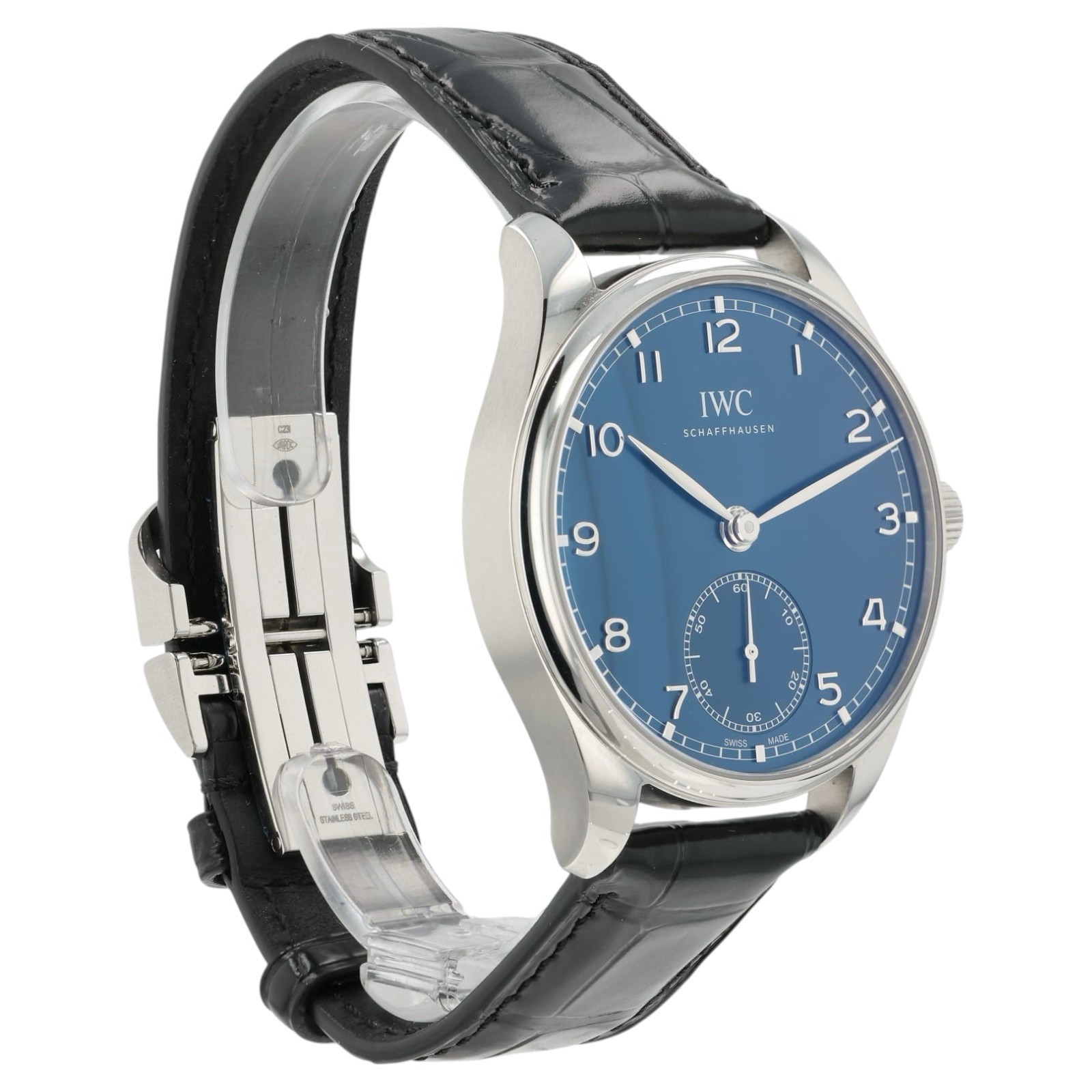 IWC Portugieser Blue Dial Stainless Steel 40mm Automatic Men’s Watch IW358305