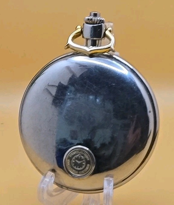 Vintage Franklin Mint Colt Army Peacemaker Single Action .45 Pocket Watch **Read