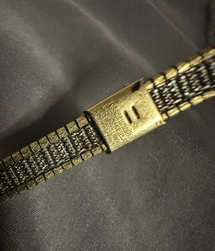 Vintage 10k RGP Waltham Ladies Gold watch elegant hidden Fold clasp rare find