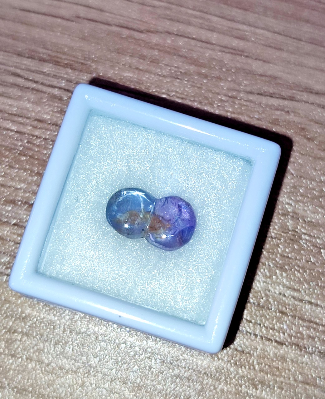 Natural Star Sapphire 2.80ct Two-Tone Purple gray | Unique Shape | Unheated