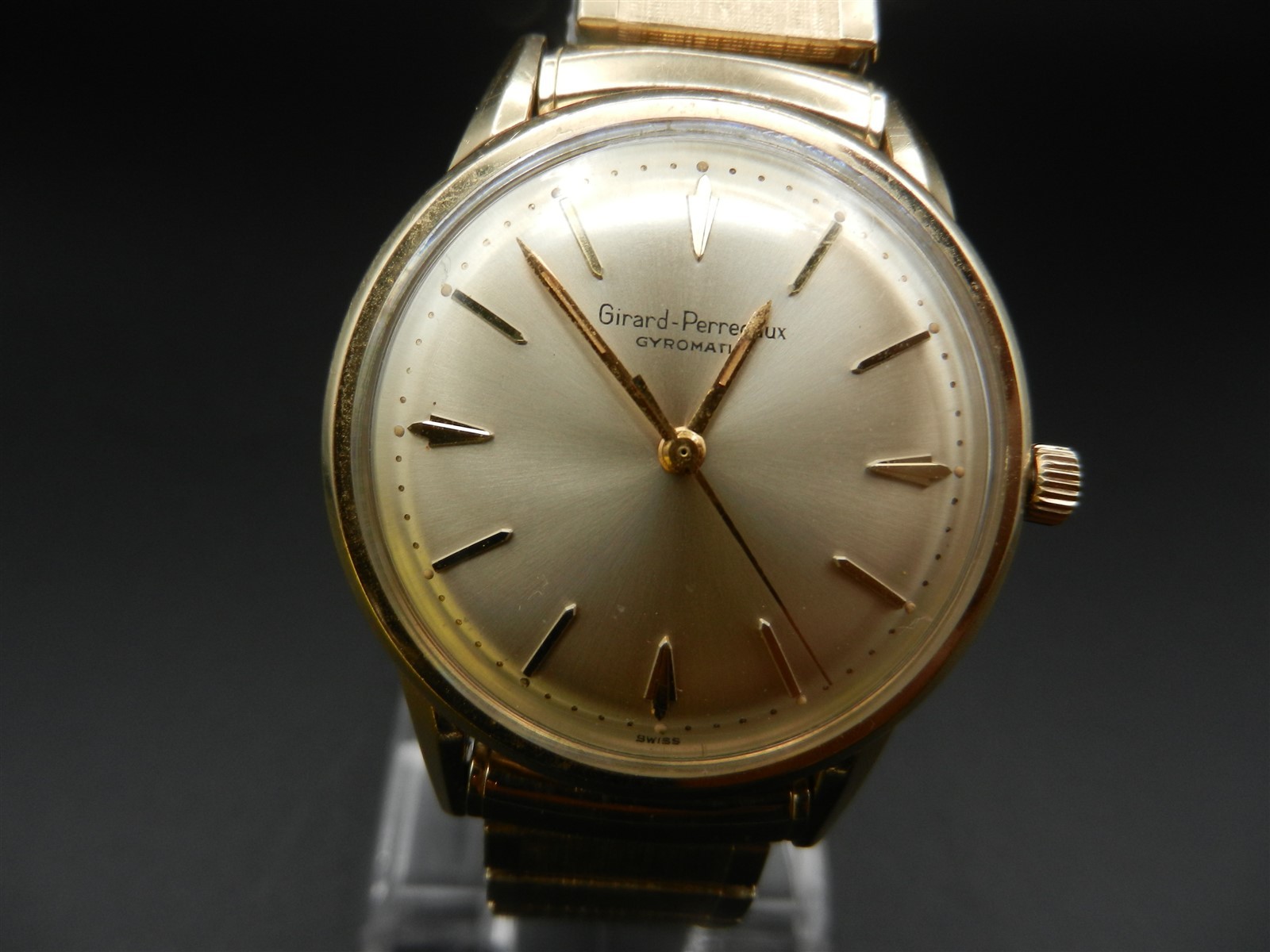Girard Perregaux Gyromatic Vintage 10K GF YellowGold Beautiful Running Condition