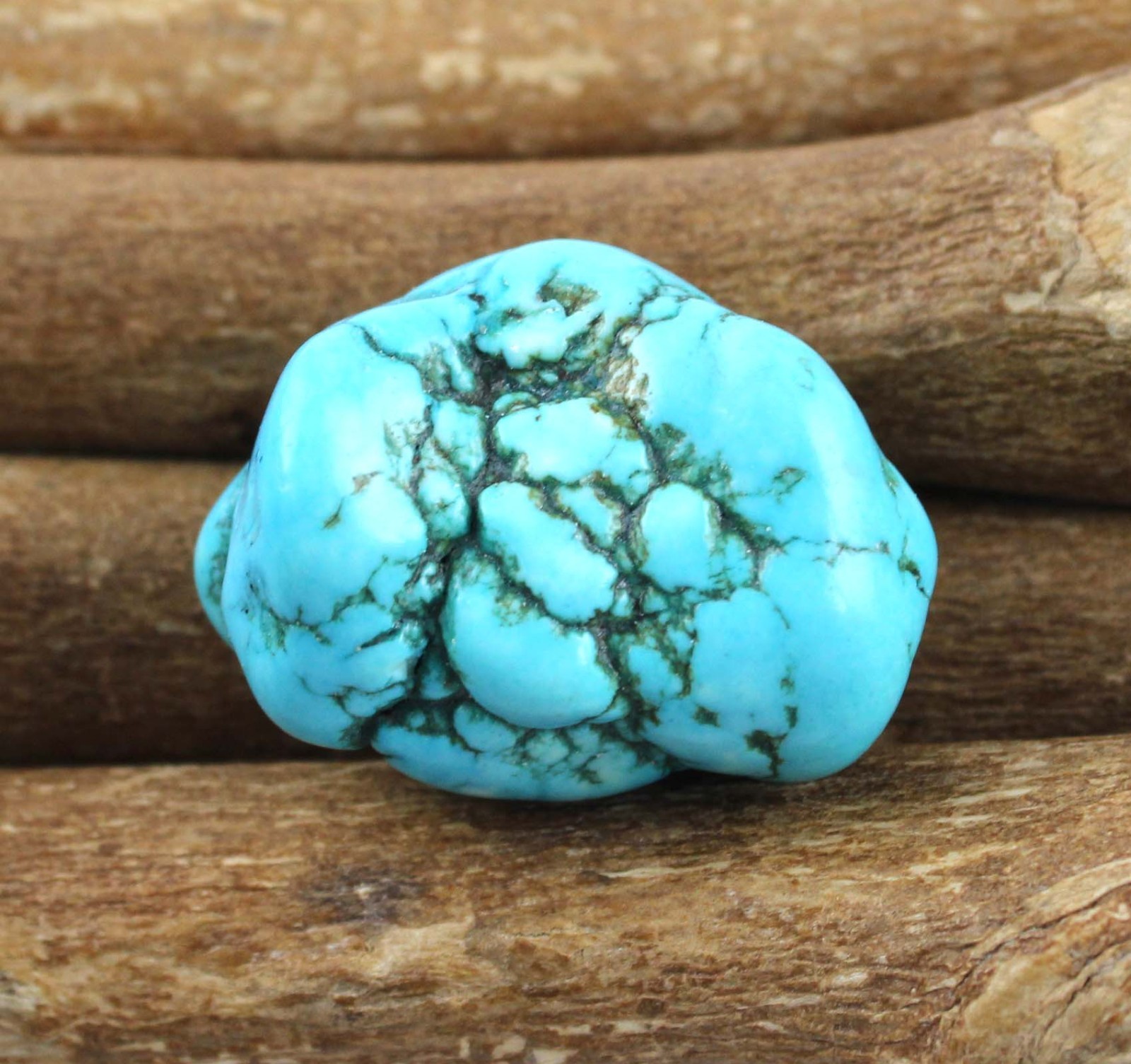 80.85 Ct/34 mm Natural Arizona Blue Turquoise Sleeping Beauty Gemstone Rough