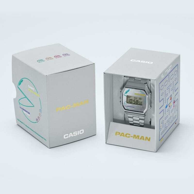 Casio Vintage A100WEPC PAC-MAN Digital Black/Gold Watch A100WEPC-1B Limited Ver