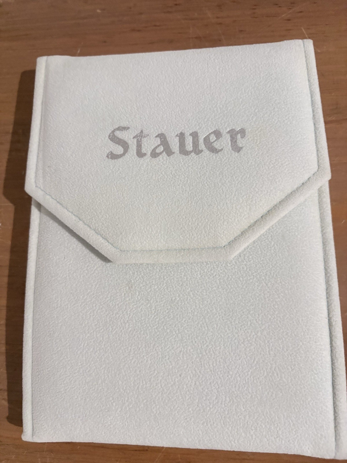 Stauer Foldable Lined Jewelry Pouch Bag, White Satin Lining case only