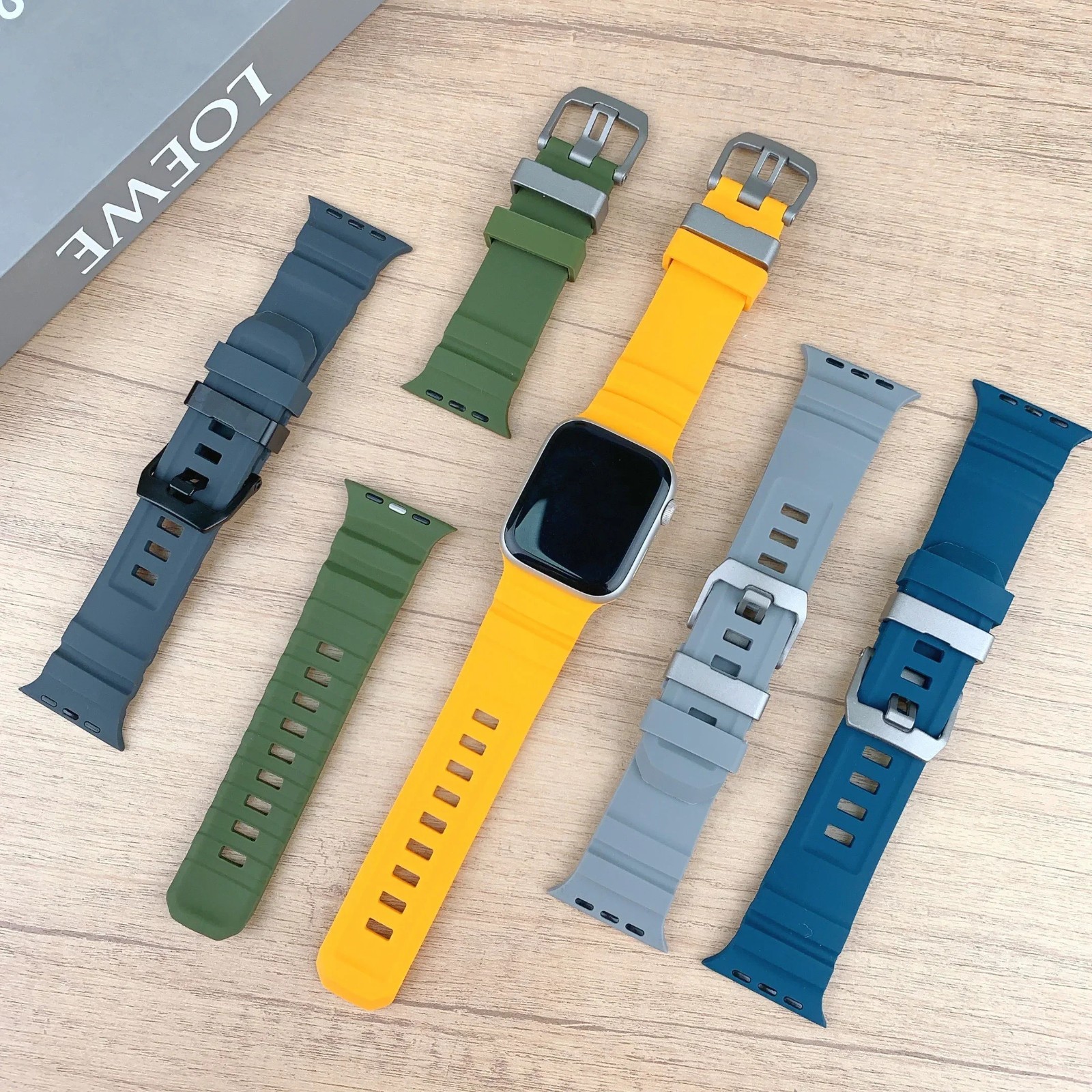 Silicone Sport Band for Apple Watch SE Series 11 10 9 8 7 6 5 4 Ultra 2/3 38-49m