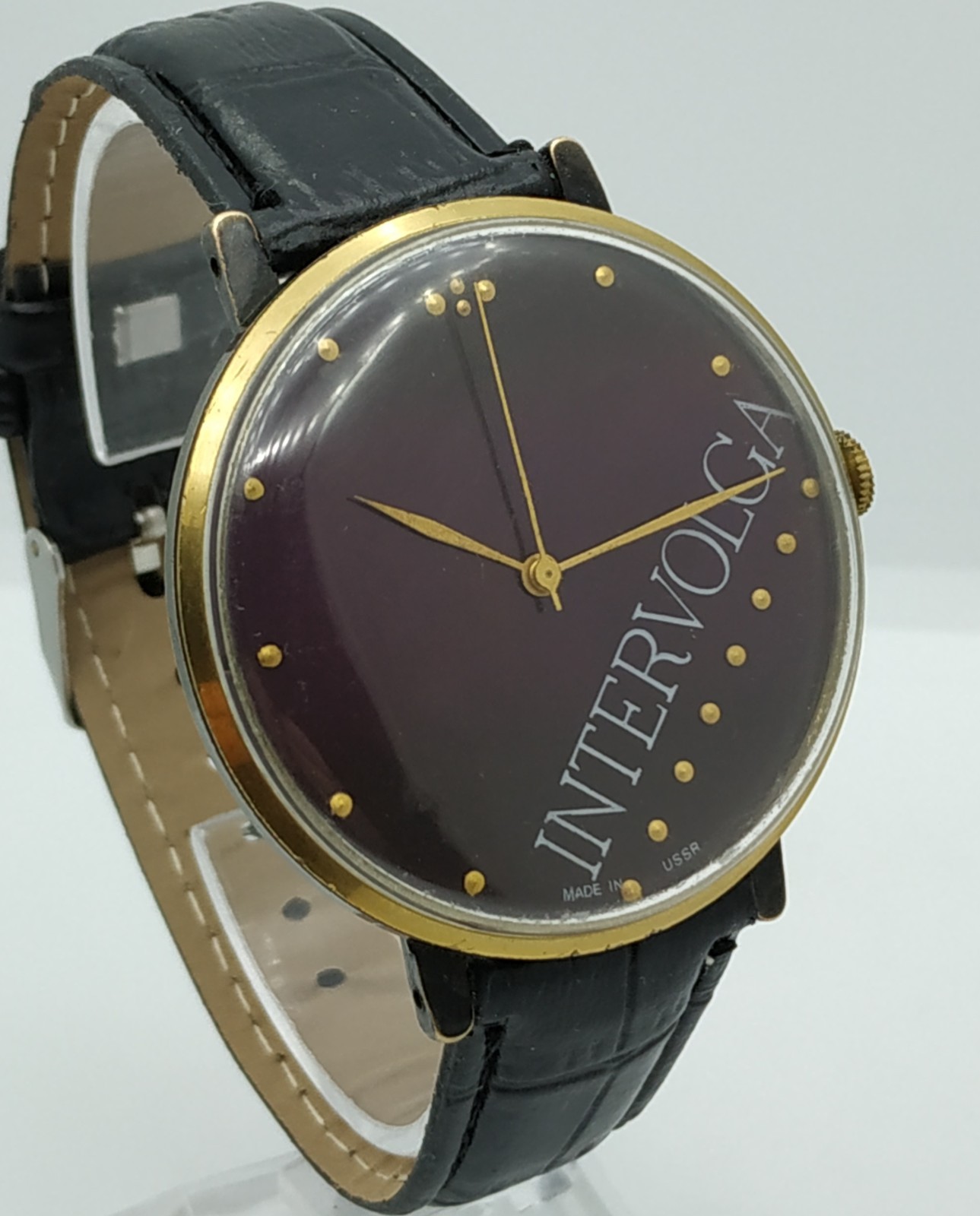 Men’s Vintage Watch Zarya SEKONDA INTERVOLGA USSR Mechanical Retro Soviet Dress