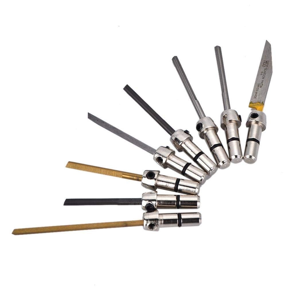 8 Piece Metal Cutting Bit Set for Jewelry Engraving Polishing Carving Bits