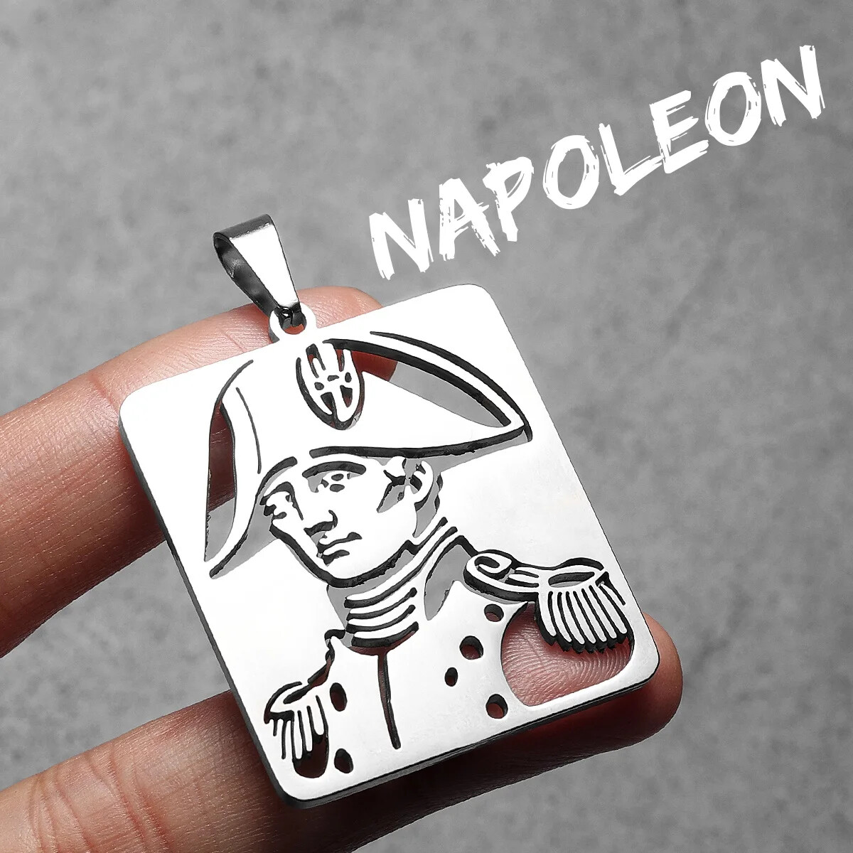Sculpt Rings™ 316L Stainless Steel Napoleon Pendant | Available with 60cm Chain
