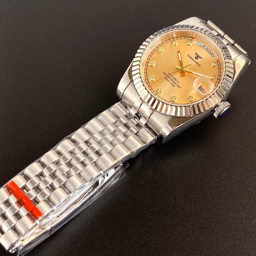 Tandorio 36mm/39mm Sapphire Glass Sunburst Dial 20ATM Japan NH36 Auto Men Watch