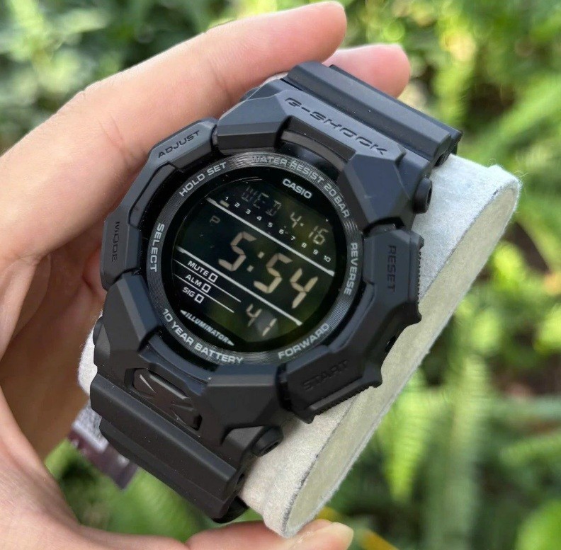 Casio G-Shock GD-010-1A1 Black Digital Big Display Black Resin Men’s Sport Watch