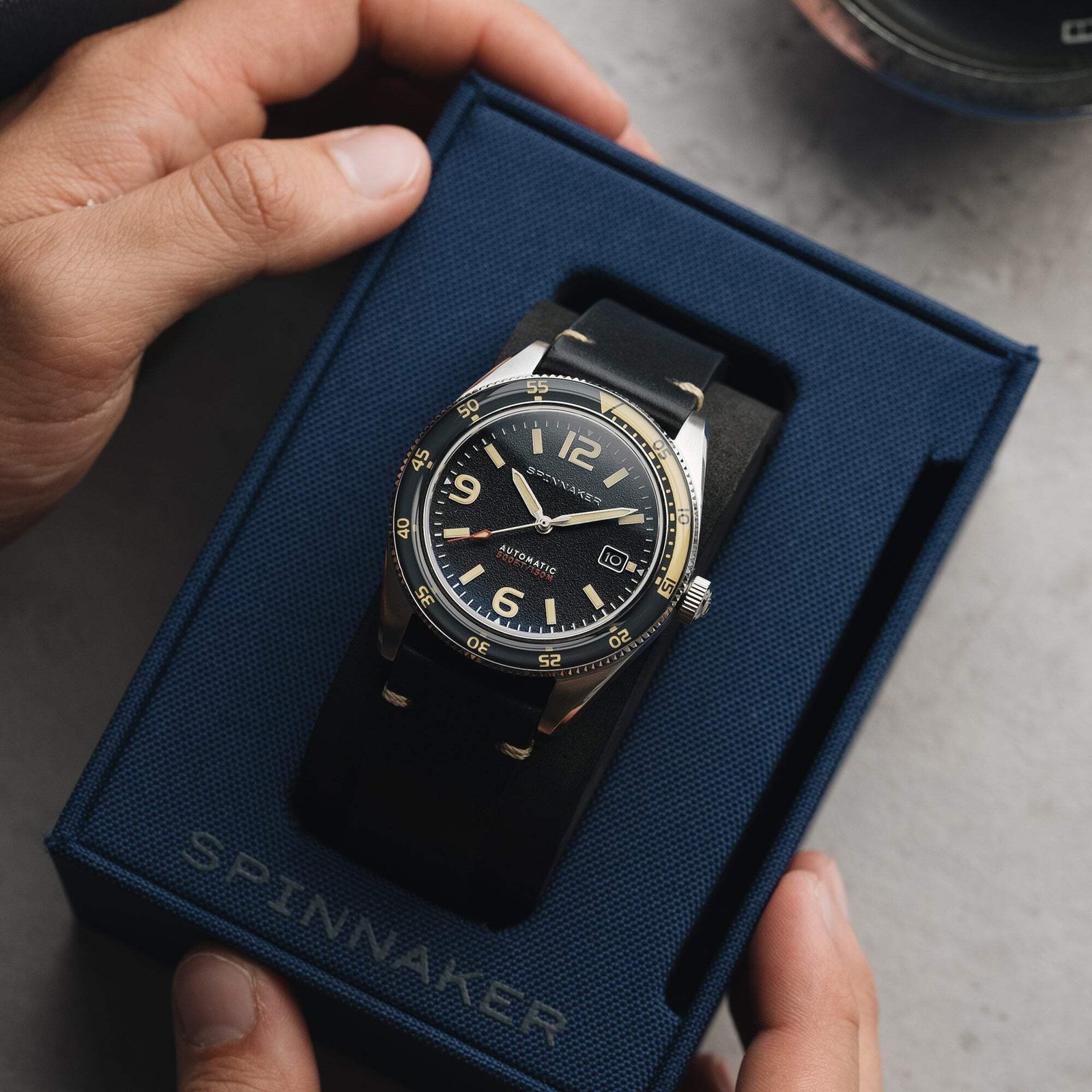 Spinnaker Fleuss Stainless Steel 43mm Japanese Automatic Wristwatch
