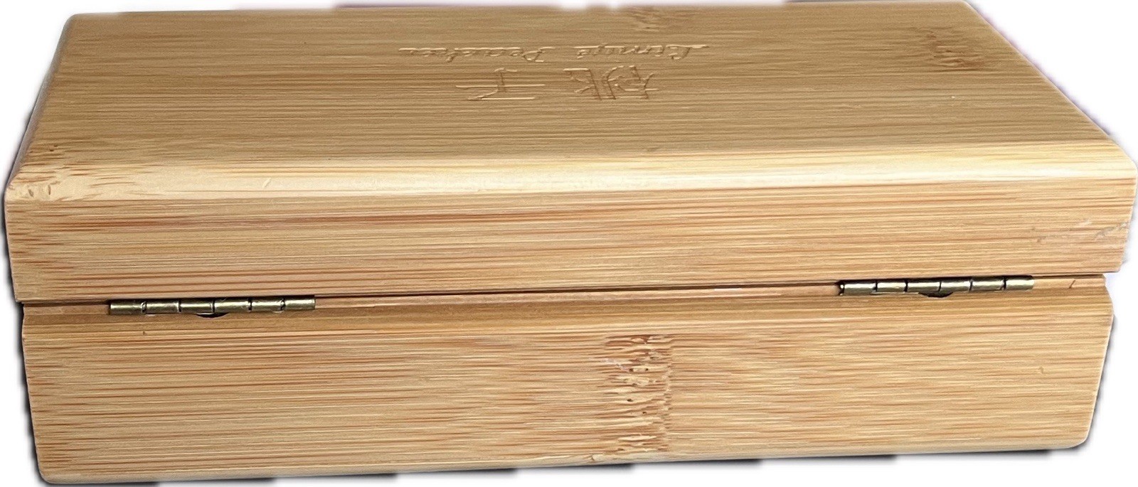 Bamboo Wood Lidded Jewelry Organizer Keepsake Trinket Storage Box