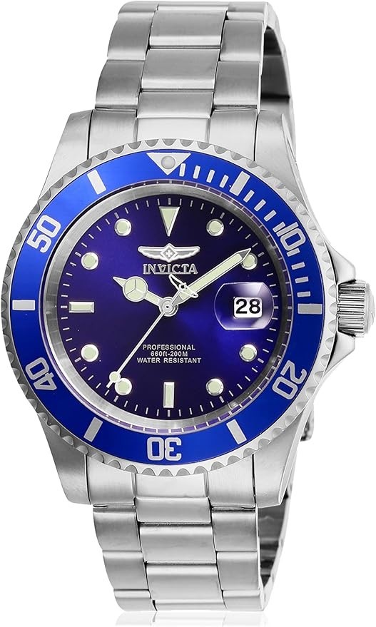 Invicta Pro Diver Quartz Men’s Watch Blue Dial 40mm 200m New In Box