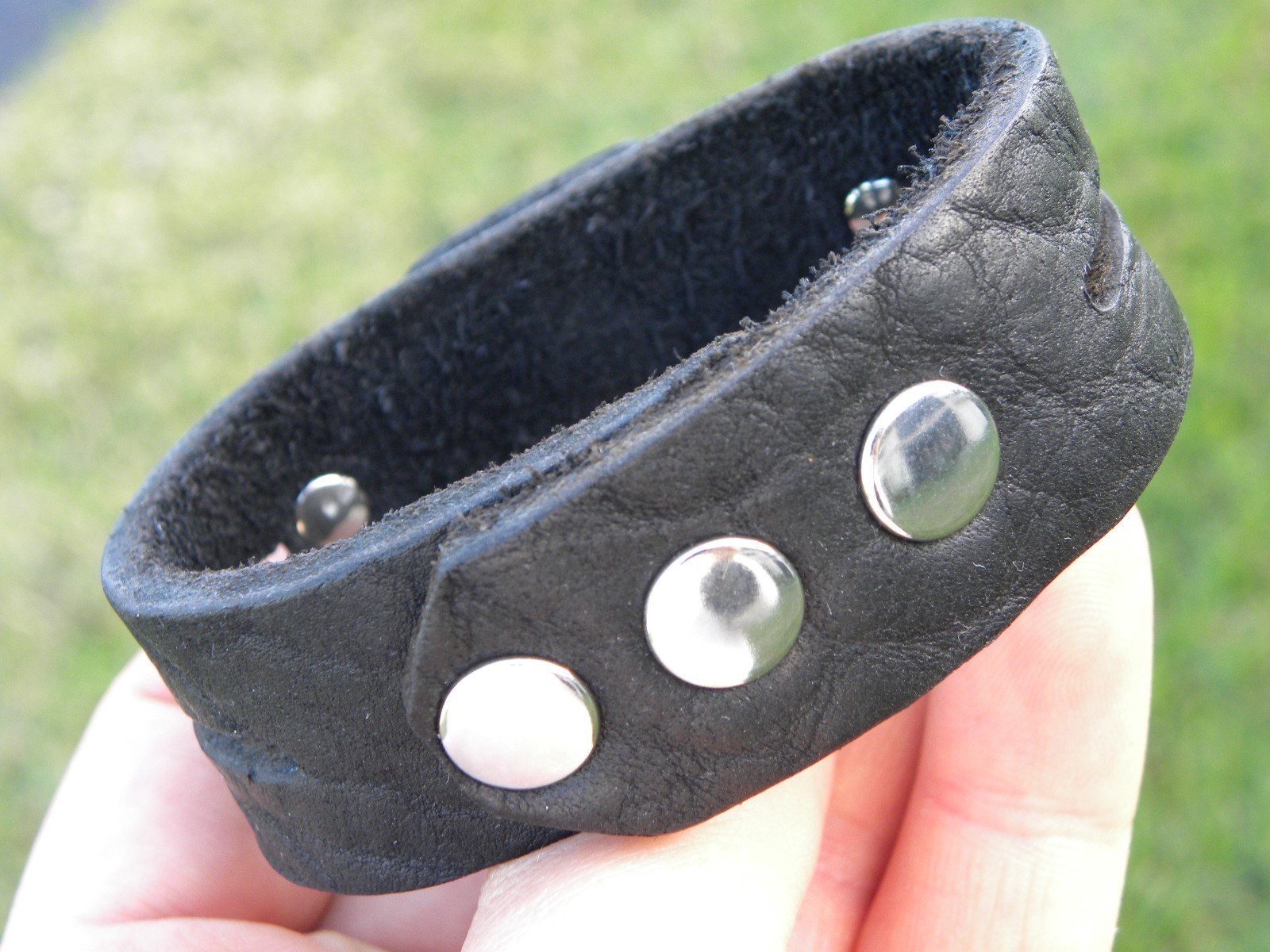 Cuff bracelet Buffalo Indian Nickel coin genuine Bison leather customize size