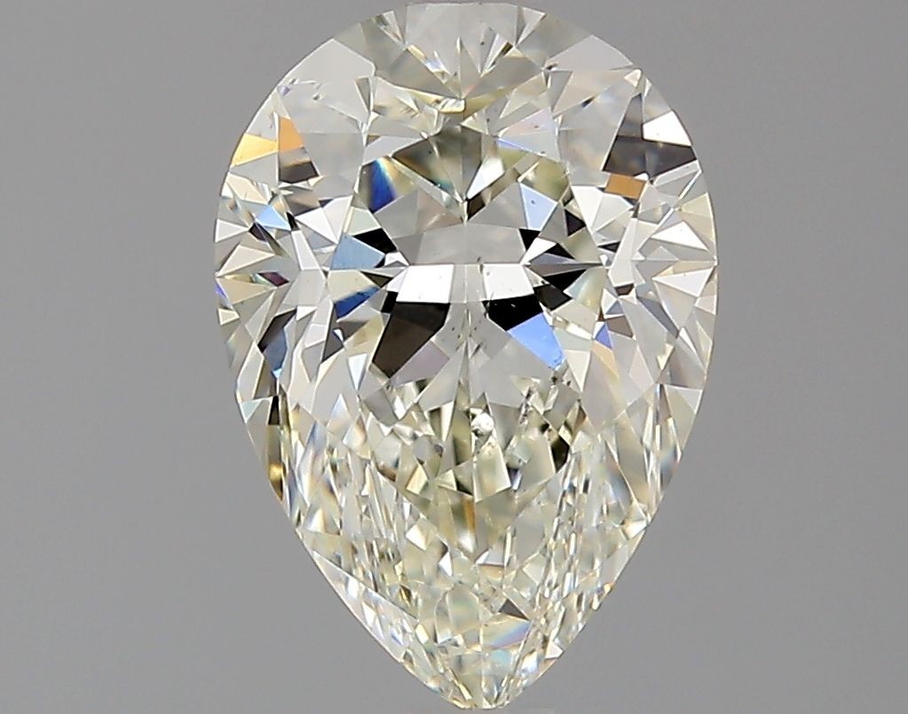 Pear Cut 1.50 CT Certified AGI Natural Mined Diamond Loose J color VS2 clarity