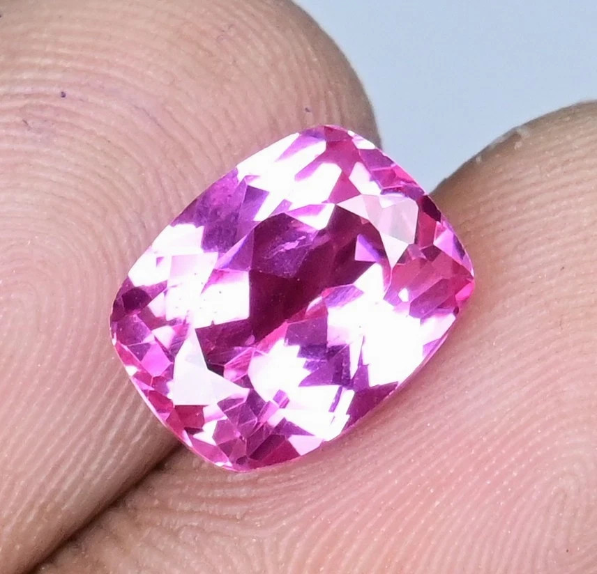 Impressive 6.30 Ct Natural Mogok Pink Ruby Cushion Shape EGL Loose Gems 6JHK