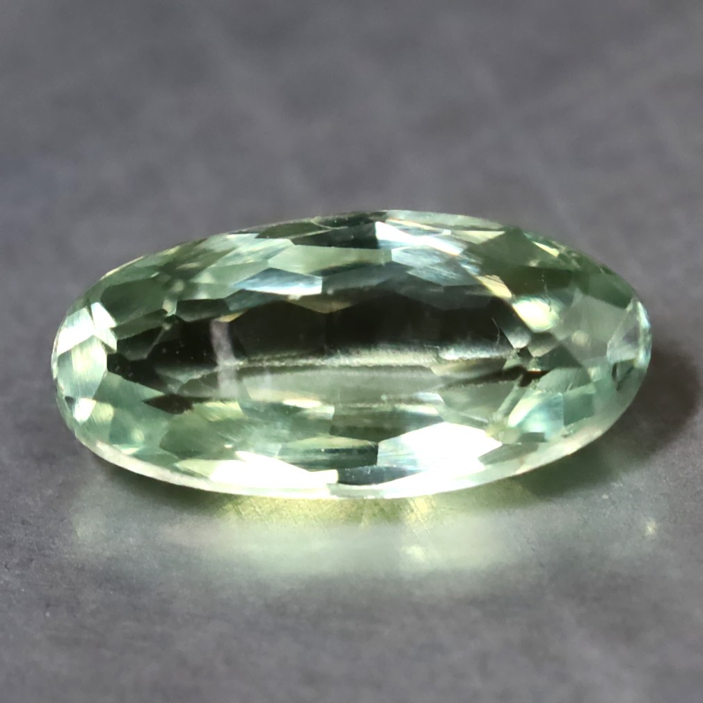 0.53 ct Very good Oval Cut (7 x 3 mm) Un-Heated Green Alexandrite Gemstone