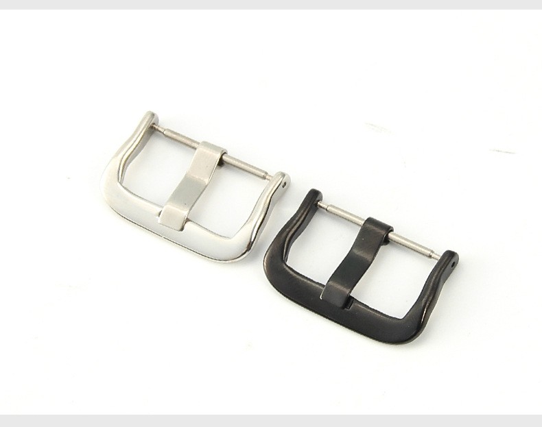Quality Stainless Steel Watch Clasp Needle Pin Buckle Horseshoe Buckle 20mm 21mm