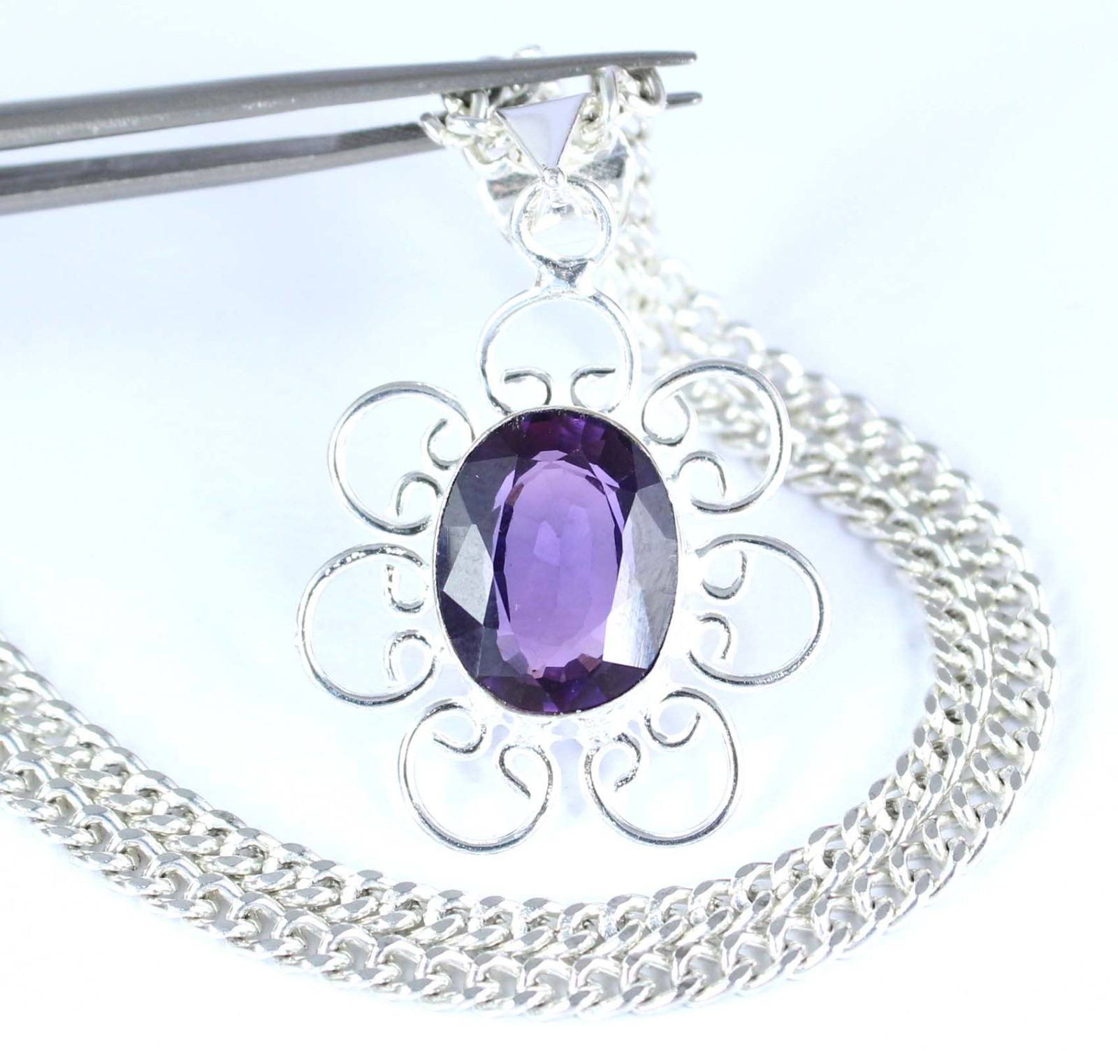 Natural 16.07 Ct Oval Boysenberry Sapphire Gems Men’s Pendant Mother’s Day Deal