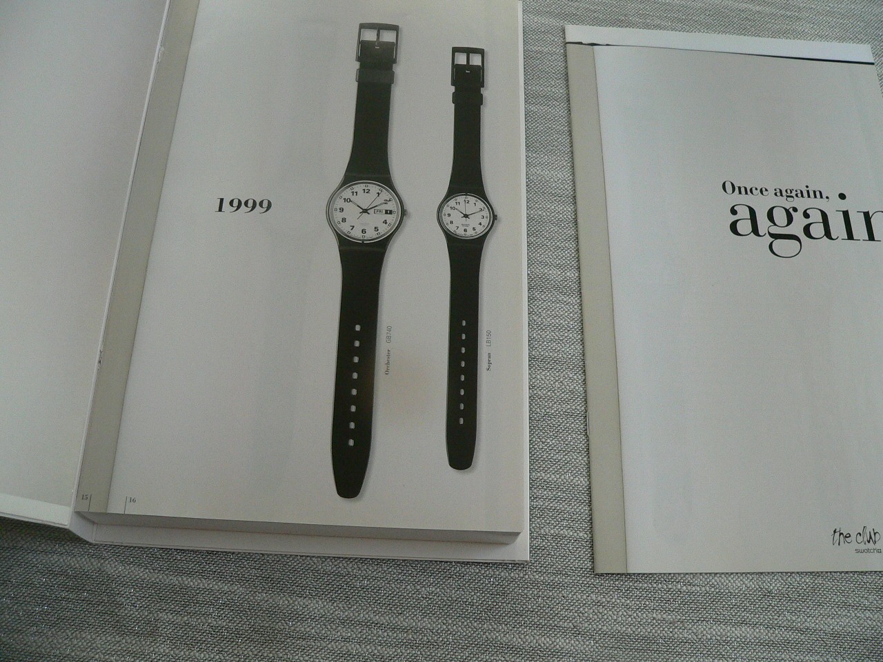 2008 Club Watch. Swatch Watch Once Again, again GZ191 New