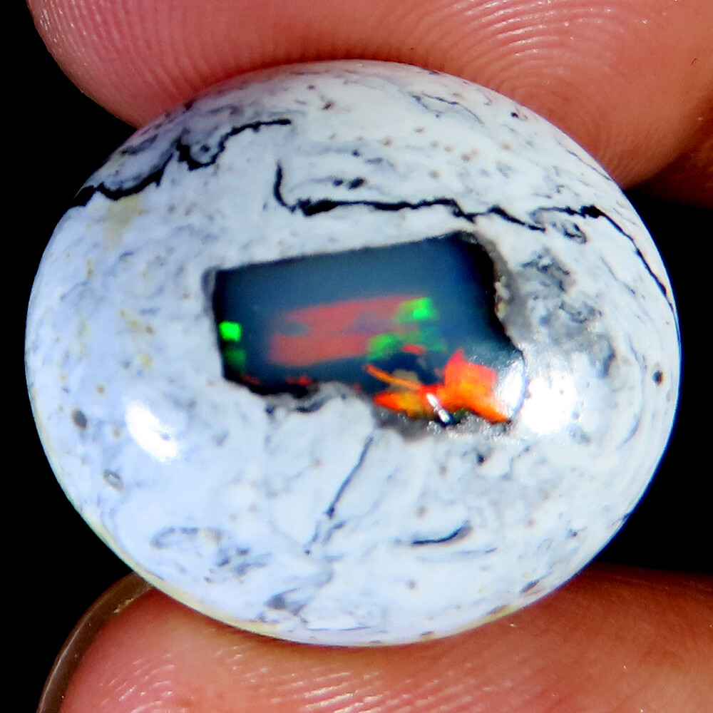 NATURAL MEXICAN FIRE OPAL MIX SHAPE CABOCHON LOOSE GEMSTONE (SIZE 10-26 MM)