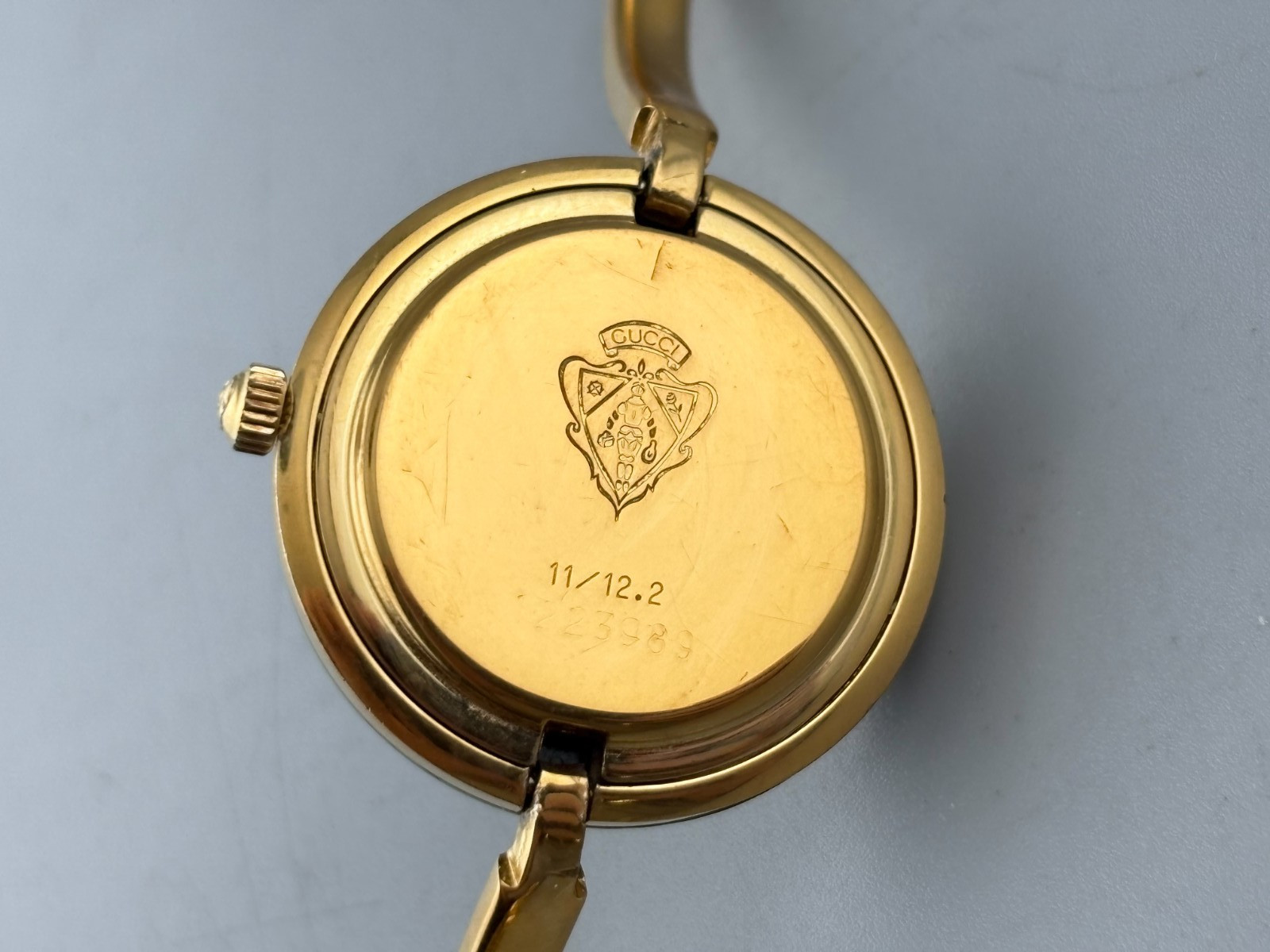 [Excellent] Gucci Change Bezel 11/12.2 Watch 12 Colors Box White Gold