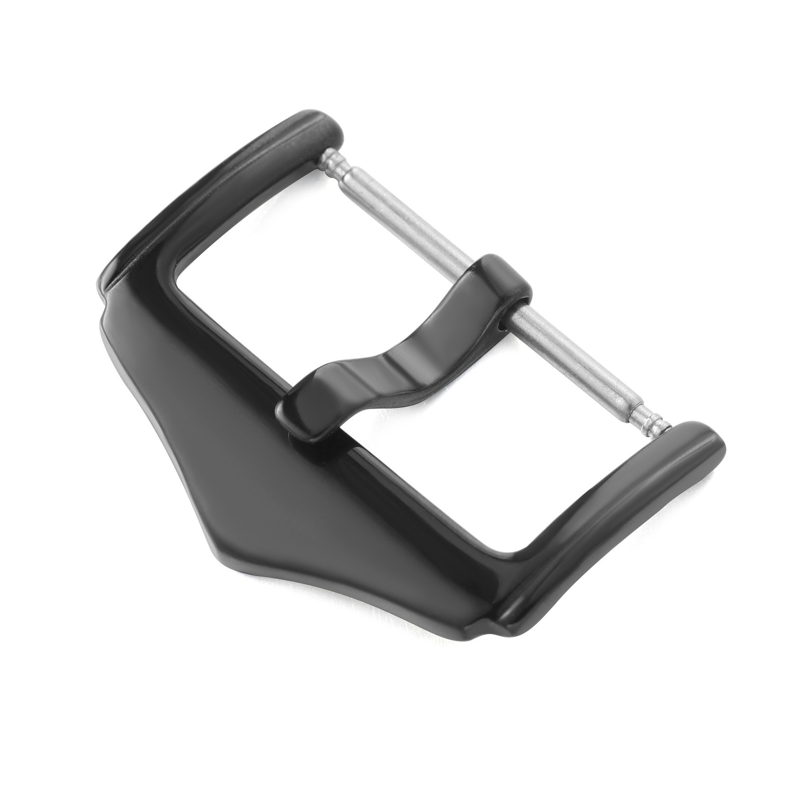 Polish Stainless Steel Watch Buckle 3.0mm Solid Tongue Triangle Clasp 16mm-22mm