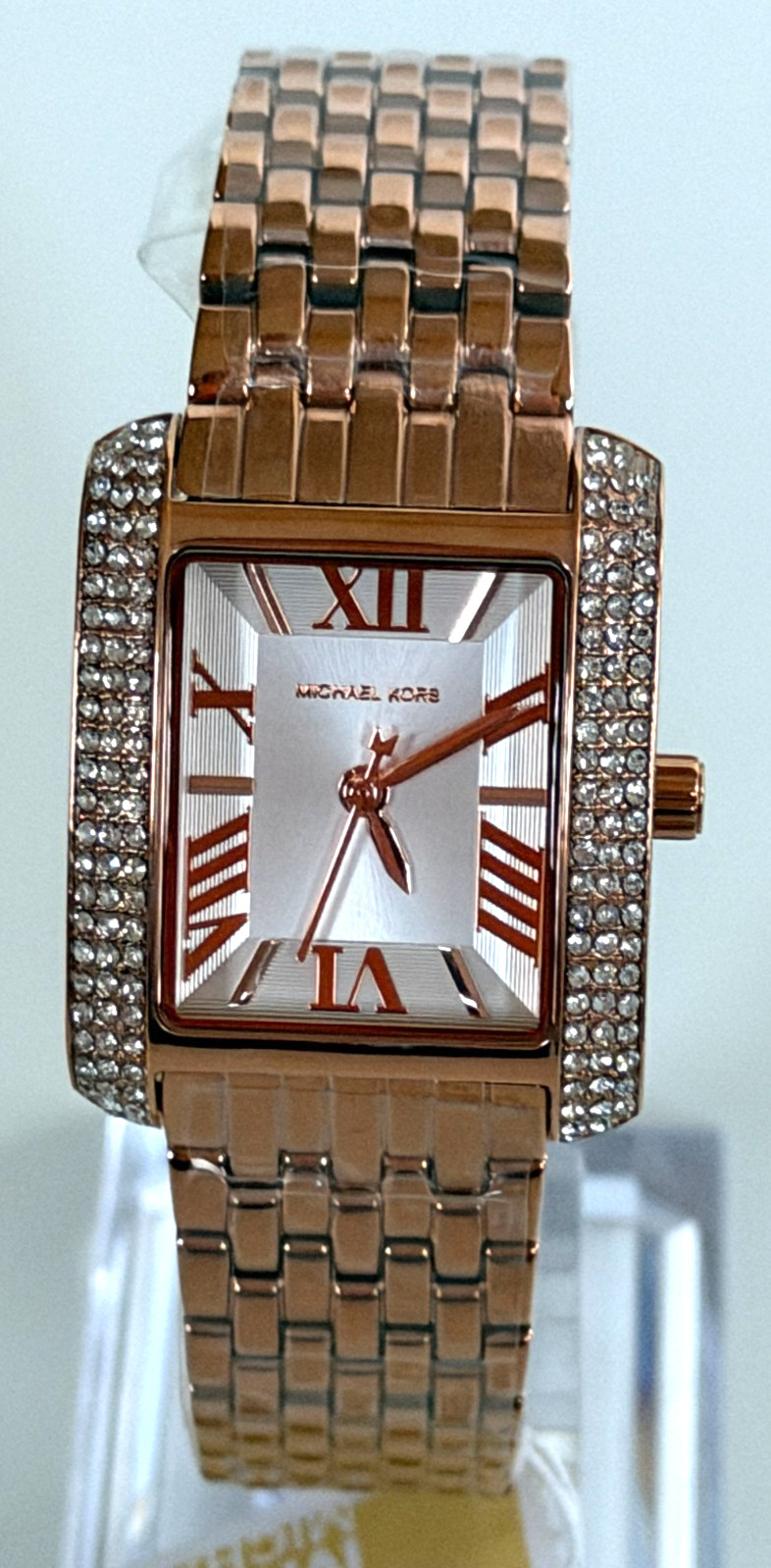 Michael Kors MK4743 Emery White Dial Rose Gold-Tone Women’s Watch BNIBox $250