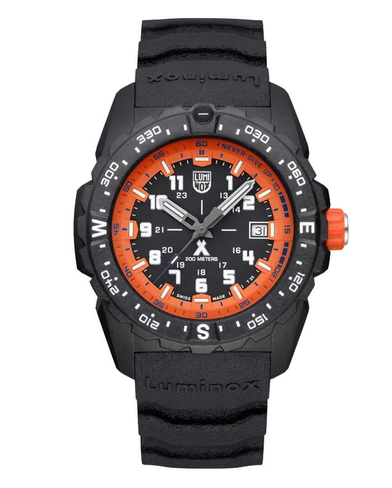 Luminox Men’s Watch Bear Grylls Survival Quartz Orange Dial Black Strap XB.3739