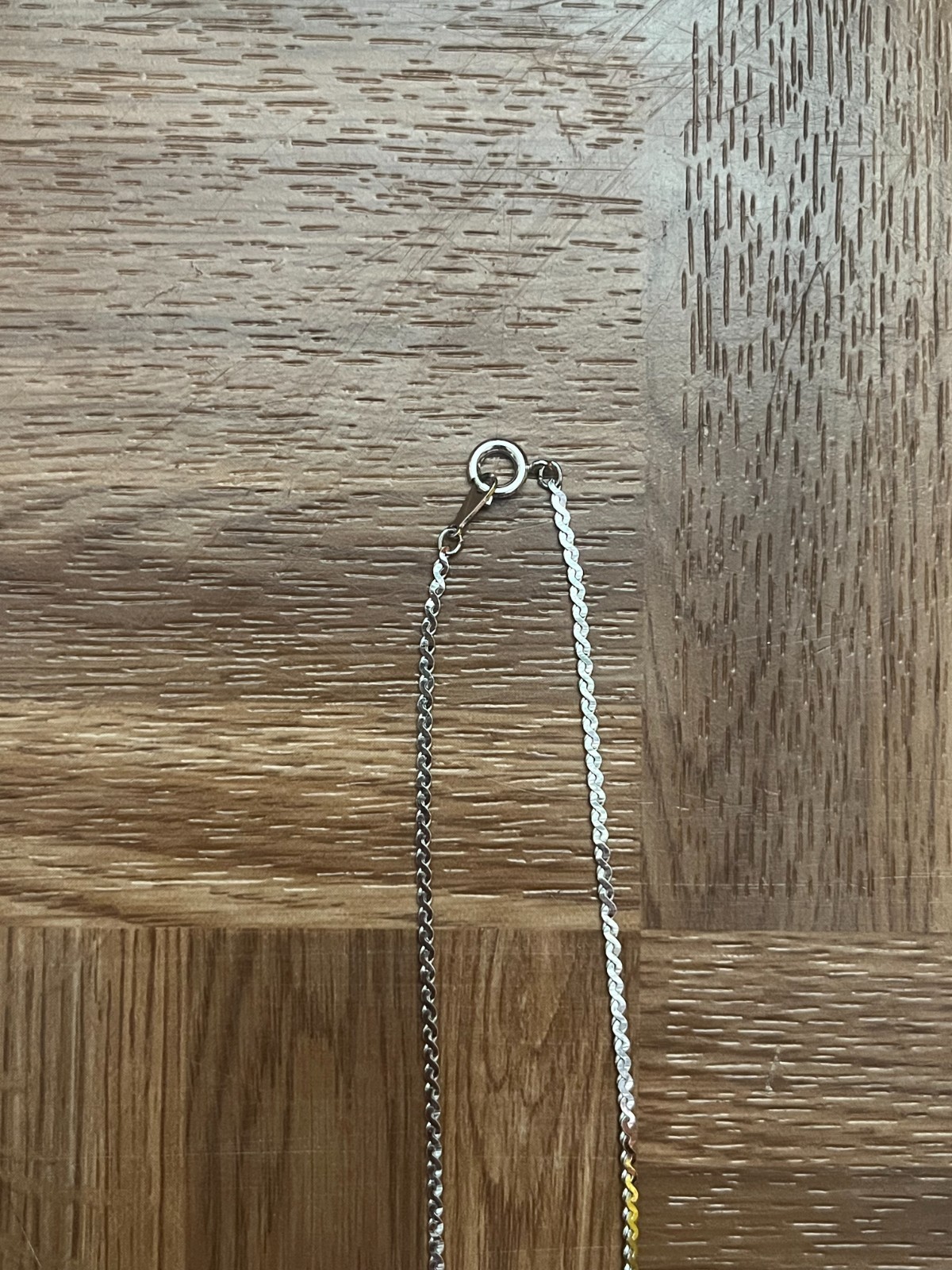 silver necklace