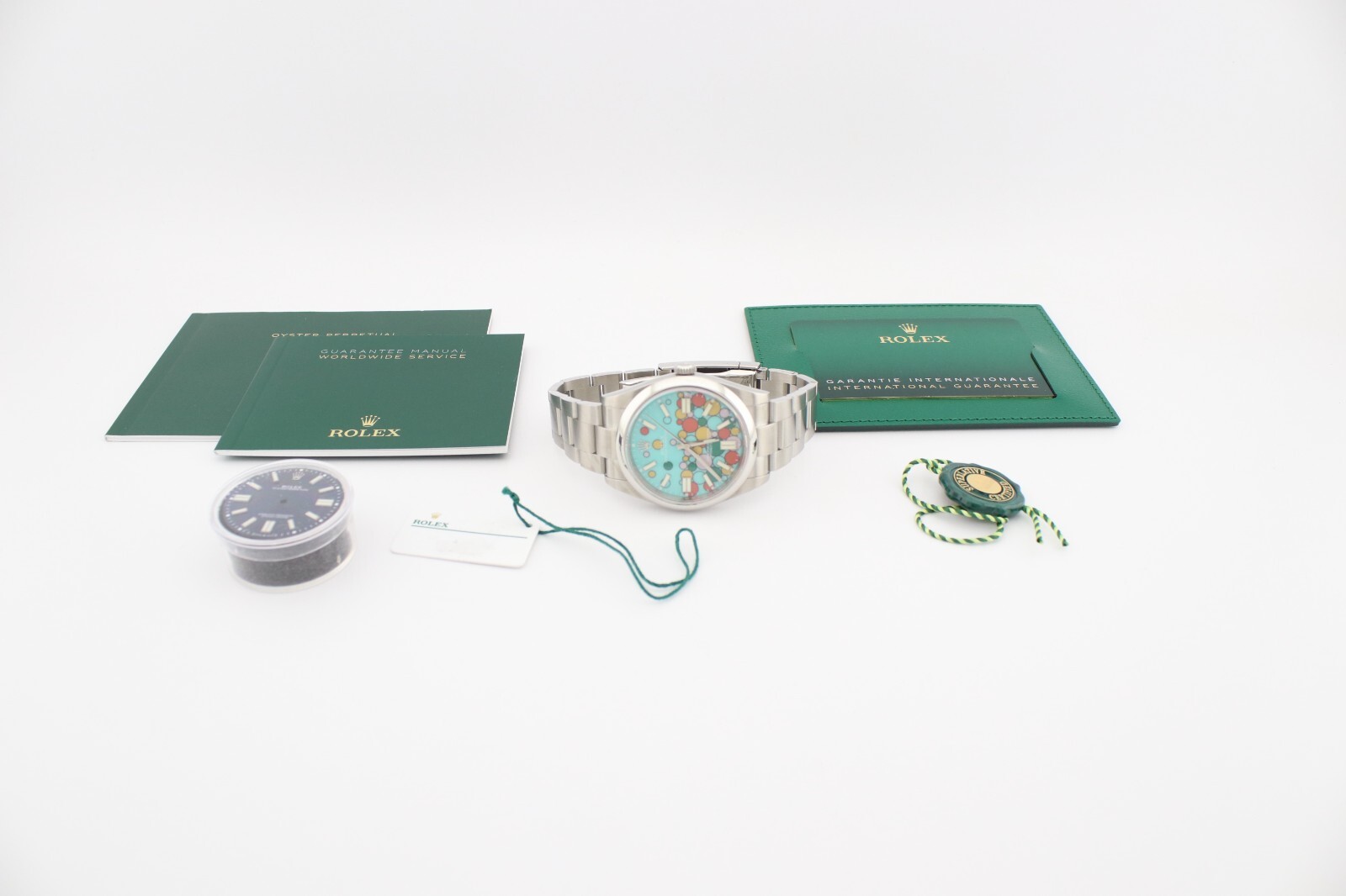 Rolex 124300 Oyster Perpetual 41mm Custom Celebration Dial